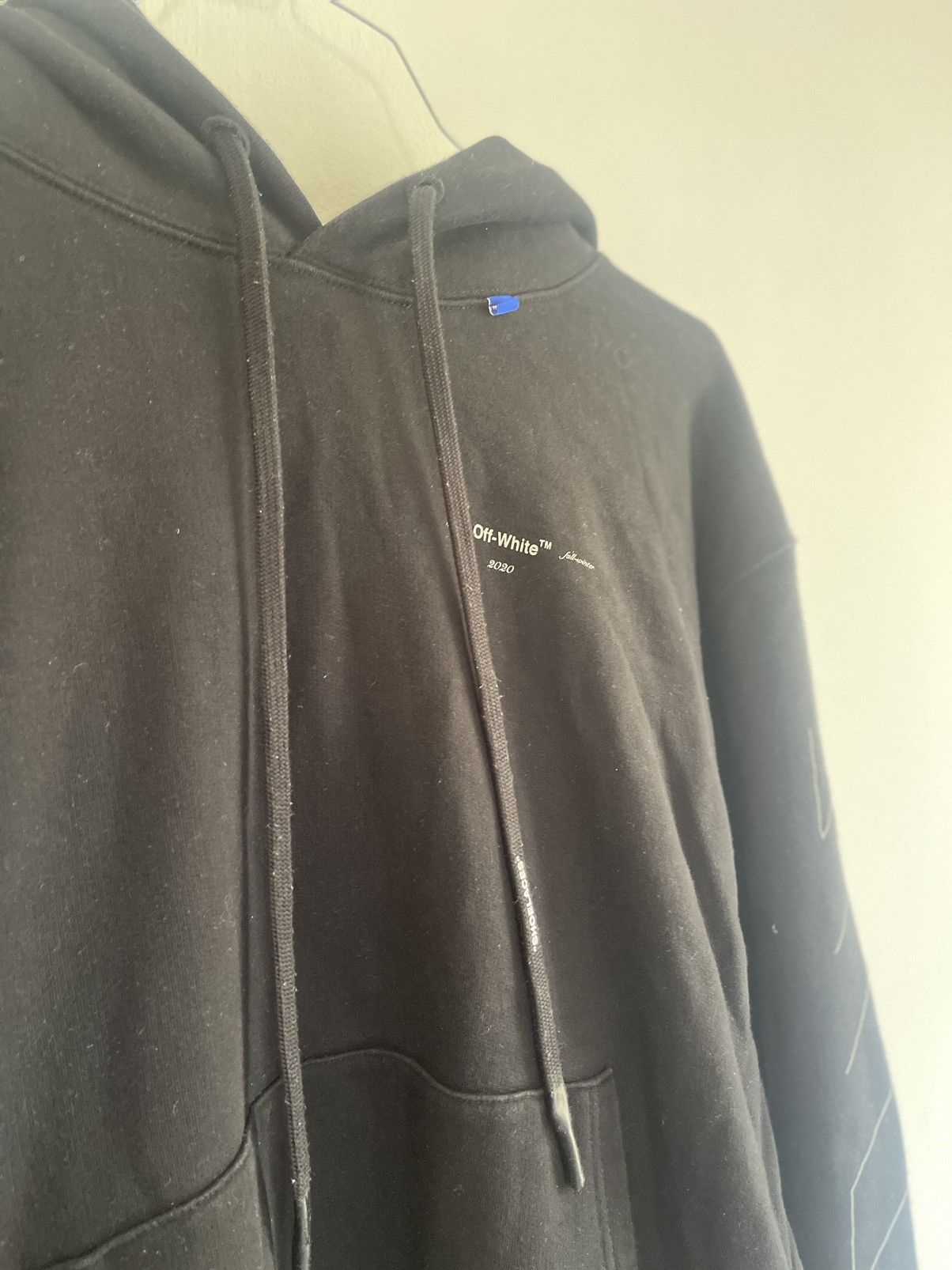 Off-White Off white unfinished hoodie Size US M / EU 48-50 / 2 - 4 Thumbnail