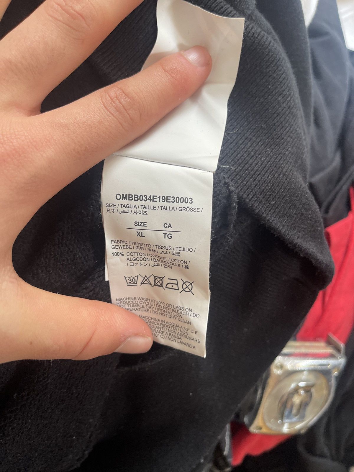 Off-White Off white unfinished hoodie Size US M / EU 48-50 / 2 - 13 Thumbnail
