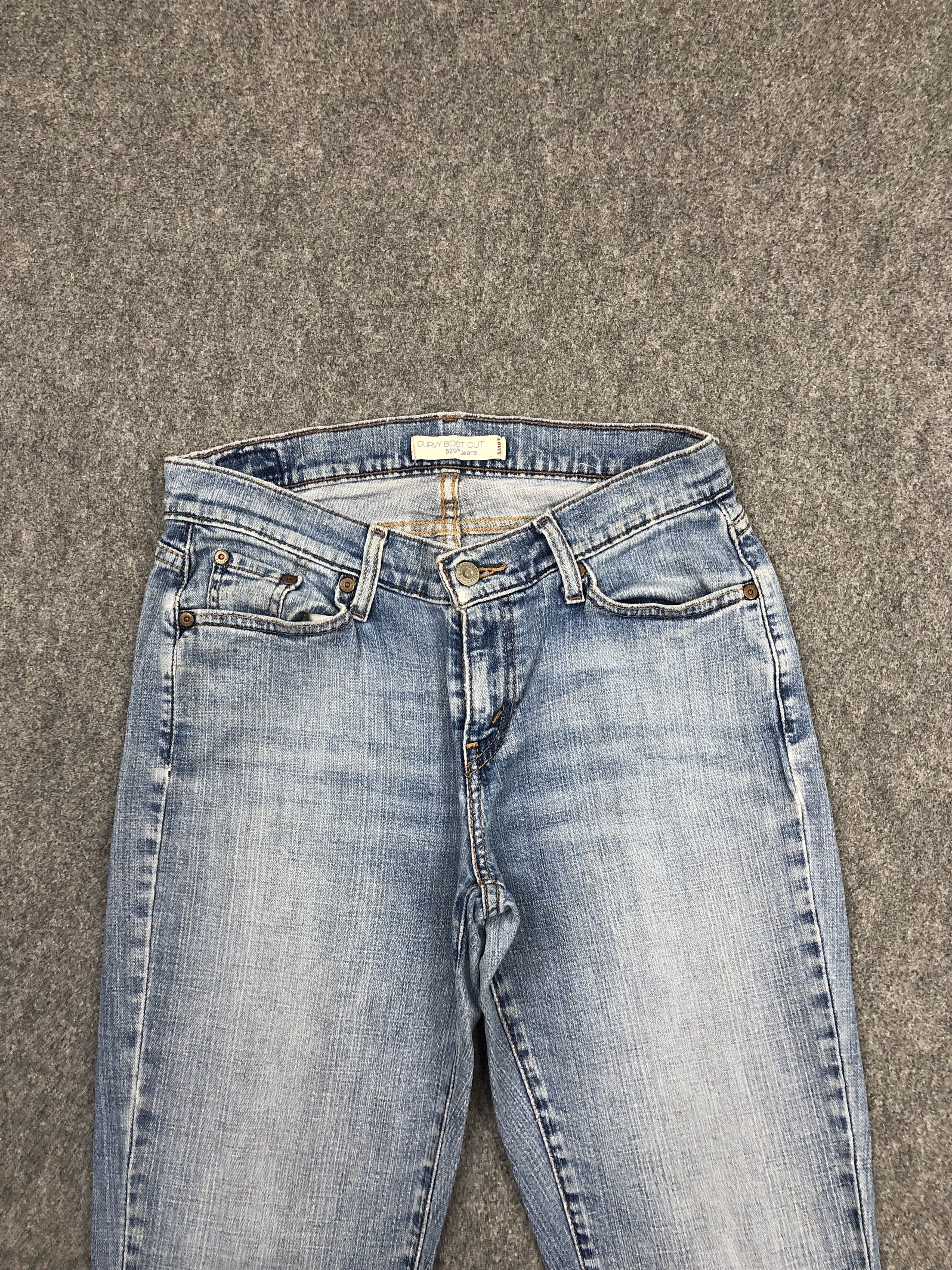 Levi's Vintage Levis 529 Flare Bootcut Jeans DP1568 Size US 31 - 2 Thumbnail