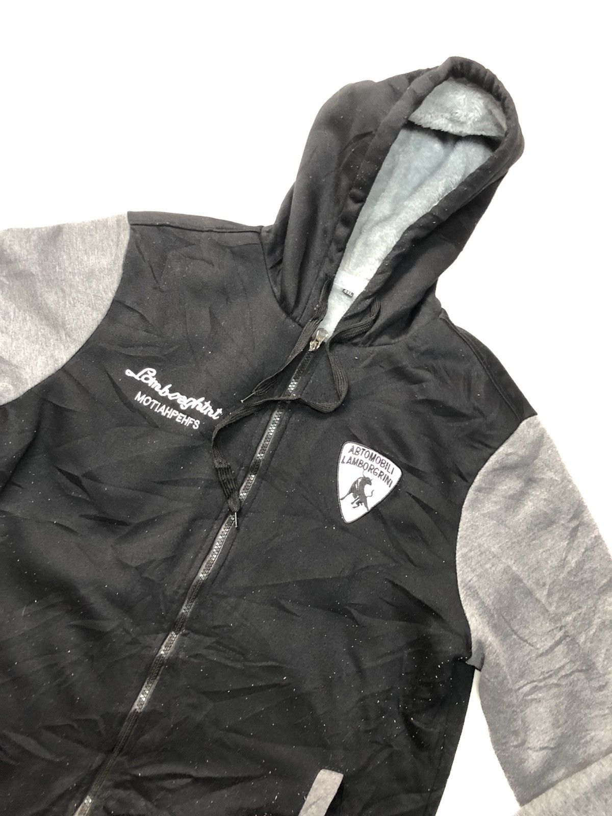 Japanese Brand × Lamborghini × Vintage VINTAGE LAMBORGINI FLEECE SWEATER HOODIE Size US L / EU 52-54 / 3 - 2 Thumbnail