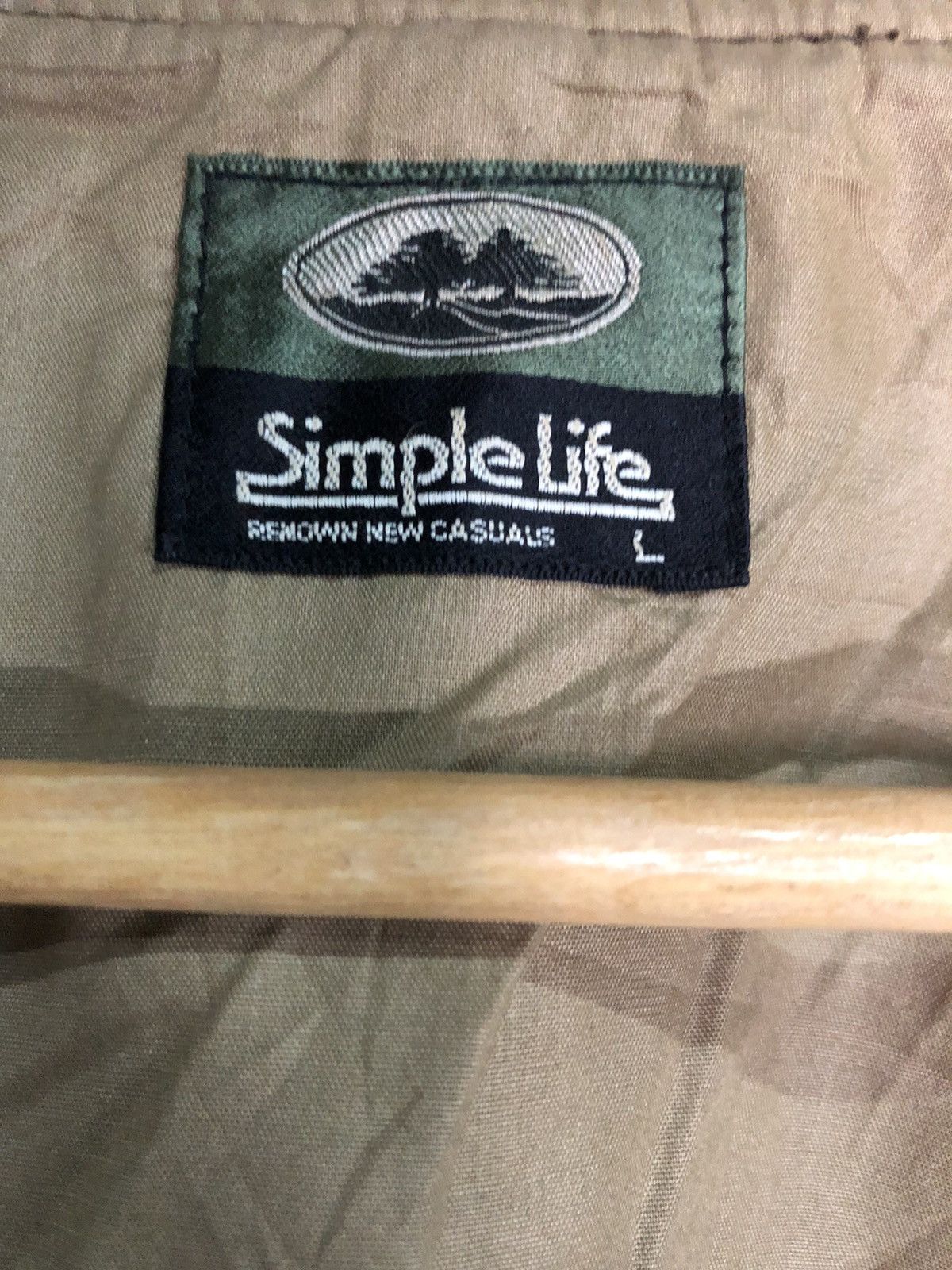 Japanese Brand × Vintage VINTAGE SIMPLE LIFE RENOWN NEW CASUAL JACKET LEATHER ELBOW Size US L / EU 52-54 / 3 - 6 Thumbnail