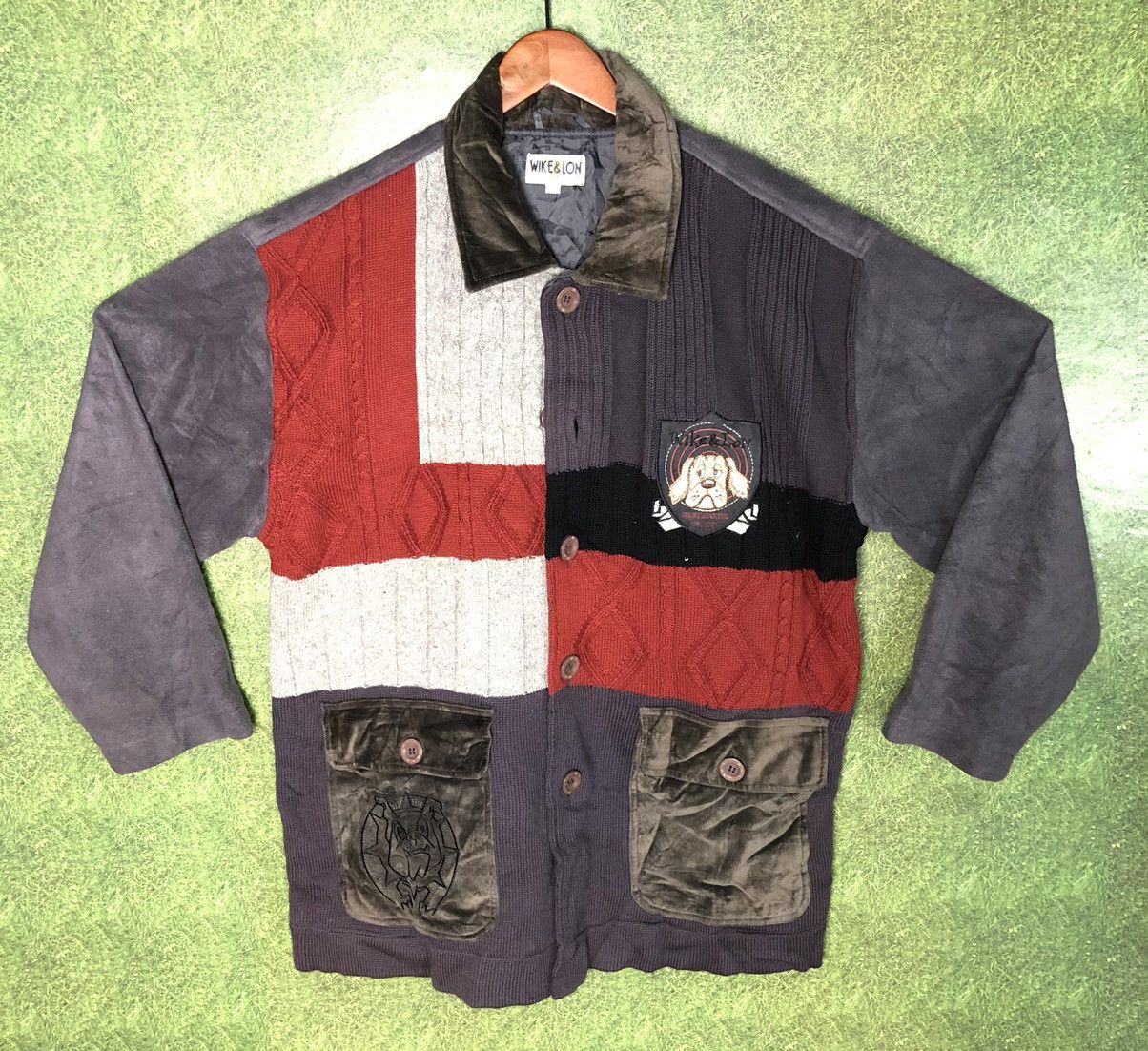 Japanese Brand × Vintage VINTAGE WIKE & LON INTERNATIONAL KNIT WEAR MULTI COLOUR Size US XL / EU 56 / 4 - 2 Thumbnail