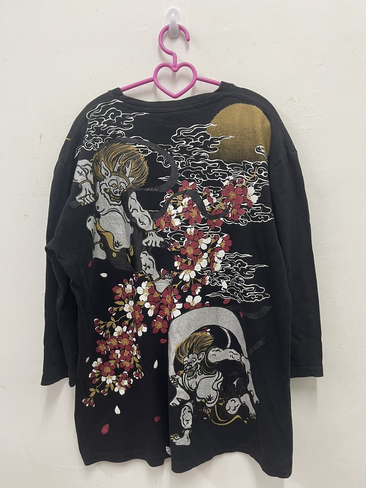 Japanese Brand Rare Vintage SUKAJAN JAPAN Gods Full All Over 3q Tee Size US L / EU 52-54 / 3 - 1 Thumbnail