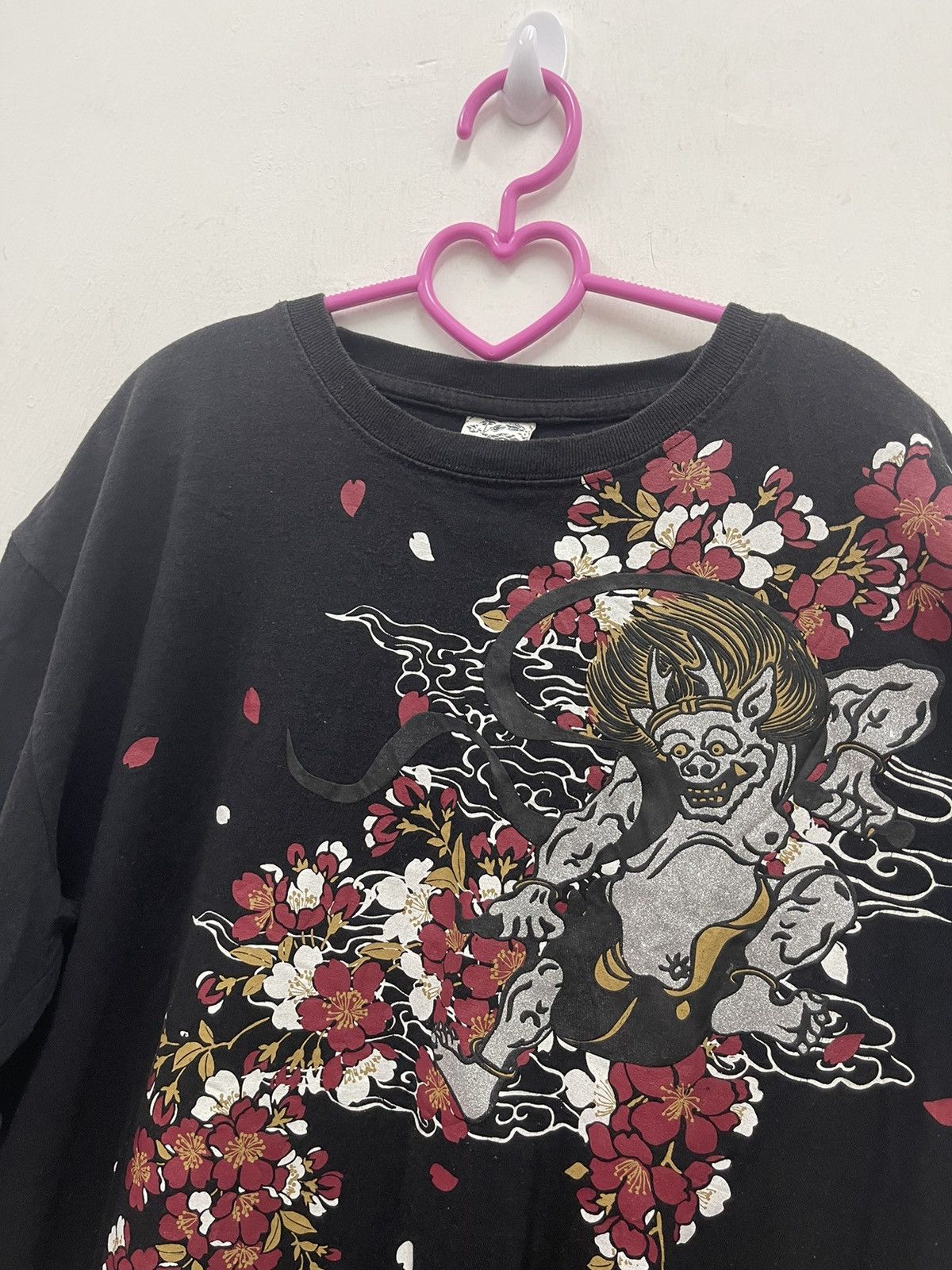 Japanese Brand Rare Vintage SUKAJAN JAPAN Gods Full All Over 3q Tee Size US L / EU 52-54 / 3 - 3 Thumbnail