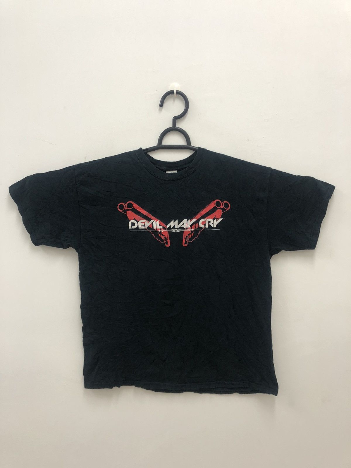 image of Vintage 2005 Devil May Cry Capcom Co Shirt in Black, Men's (Size XL)