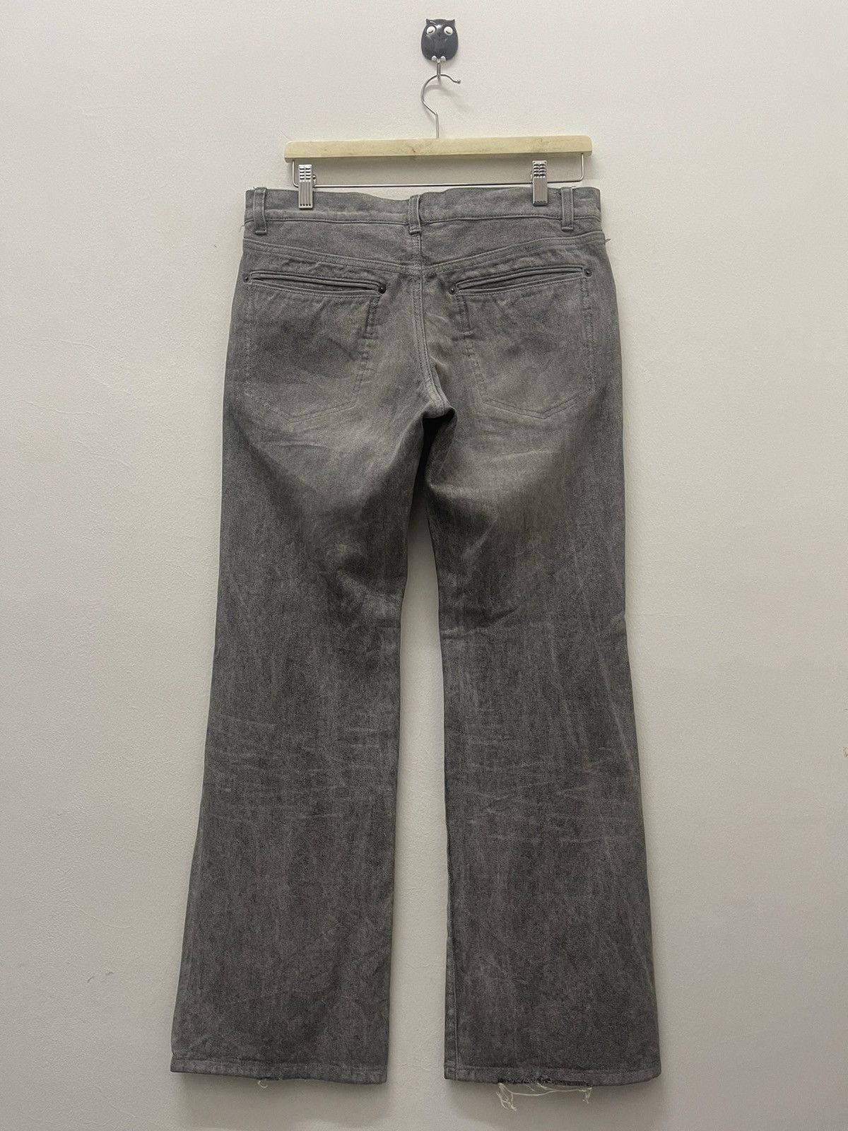 image of Comme Ca Ism Flare Bootcut Jeans in Grey, Men's (Size 32)
