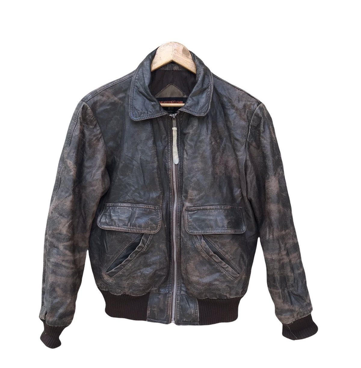 80's McGREGOR WOOL BOMBER A2 JACKET Vintage 80s Vintage Mcgregor