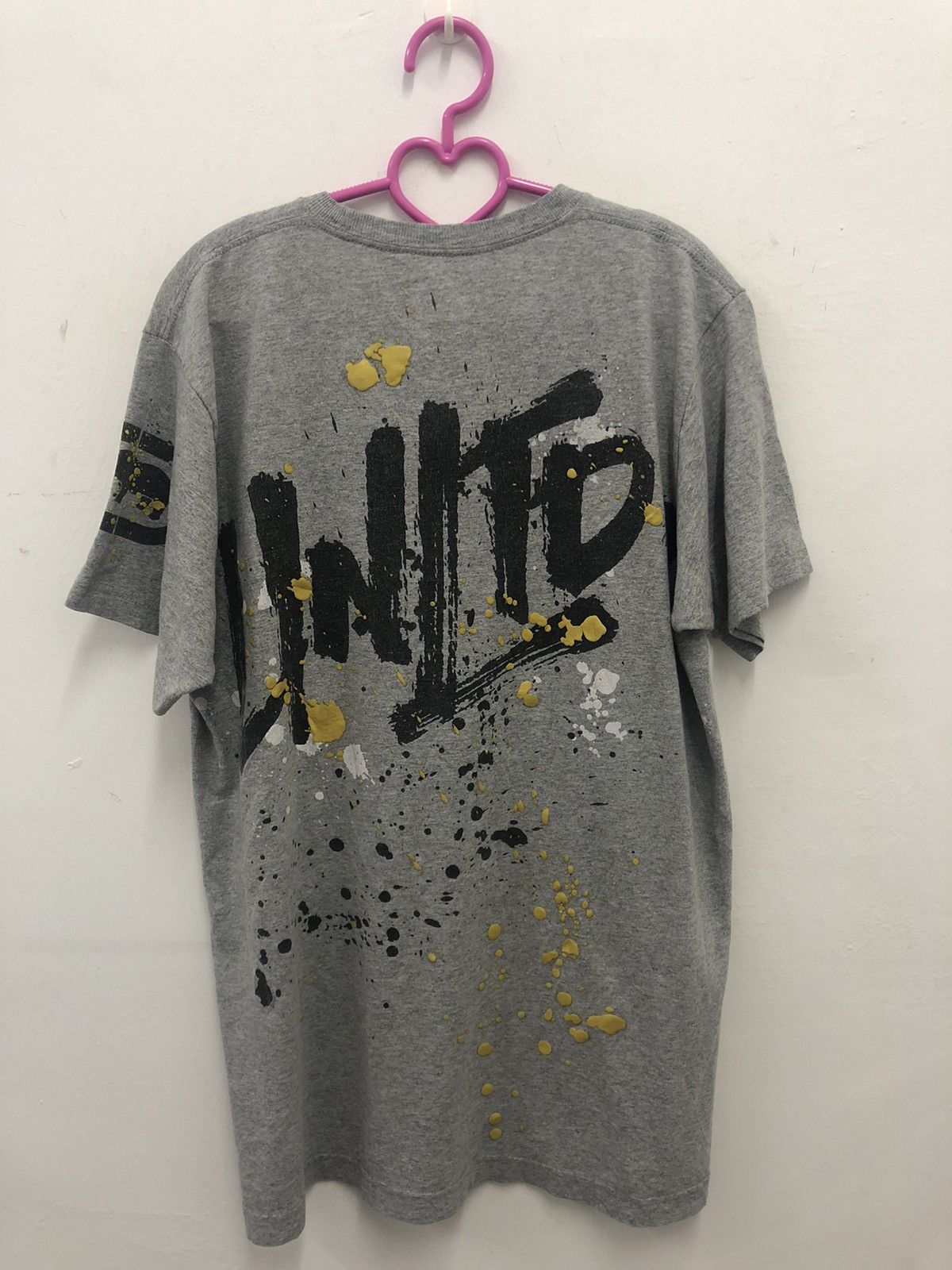 Ecko Unltd. Rare ECKO UNLTD Spell Out Big Logo Paint Splatter Style Tee Size US M / EU 48-50 / 2 - 2 Thumbnail