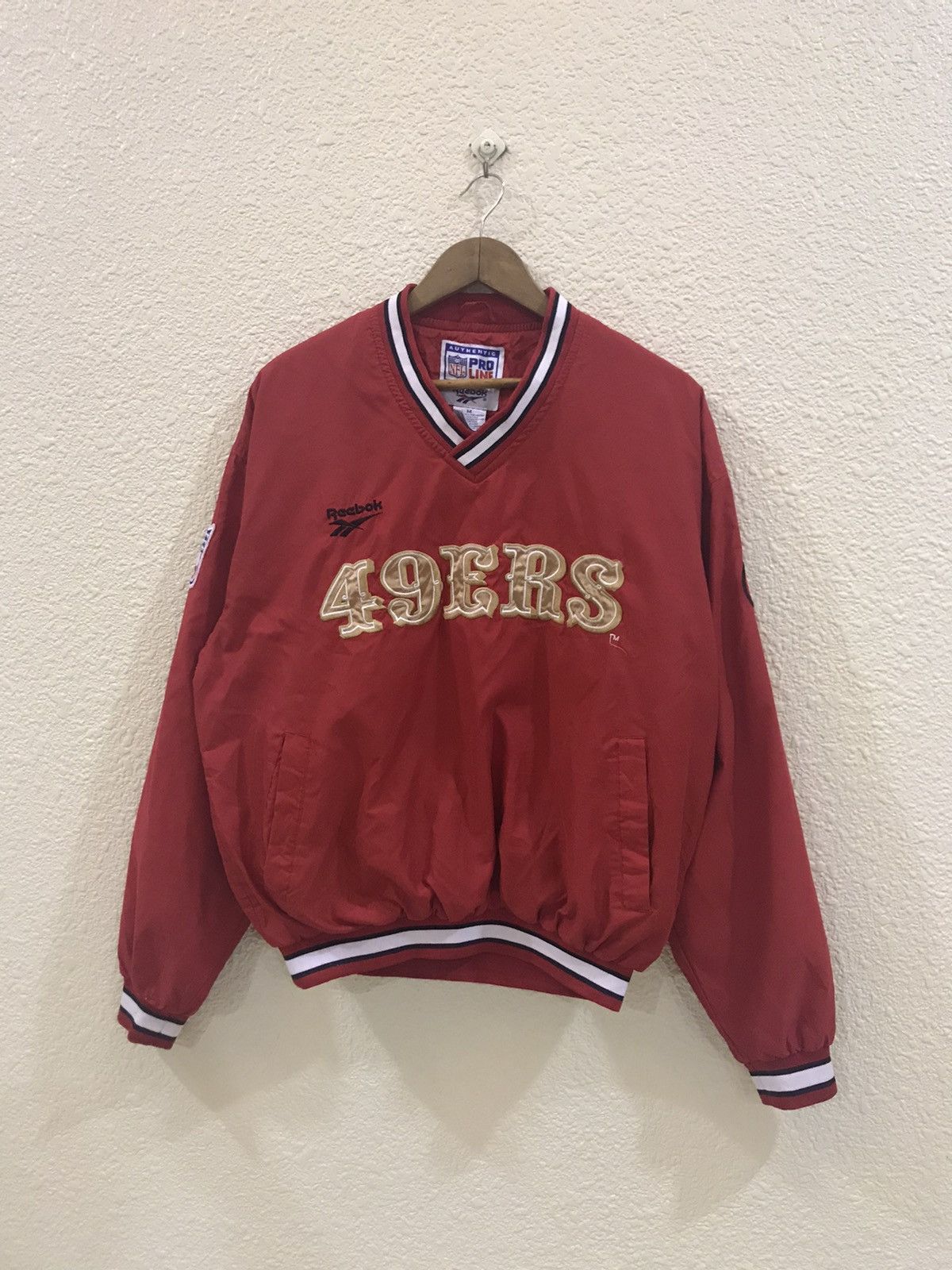 MENS REEBOK SAN FRANCISCO 49ERS COAT BIG LOGO – Vintage Variation