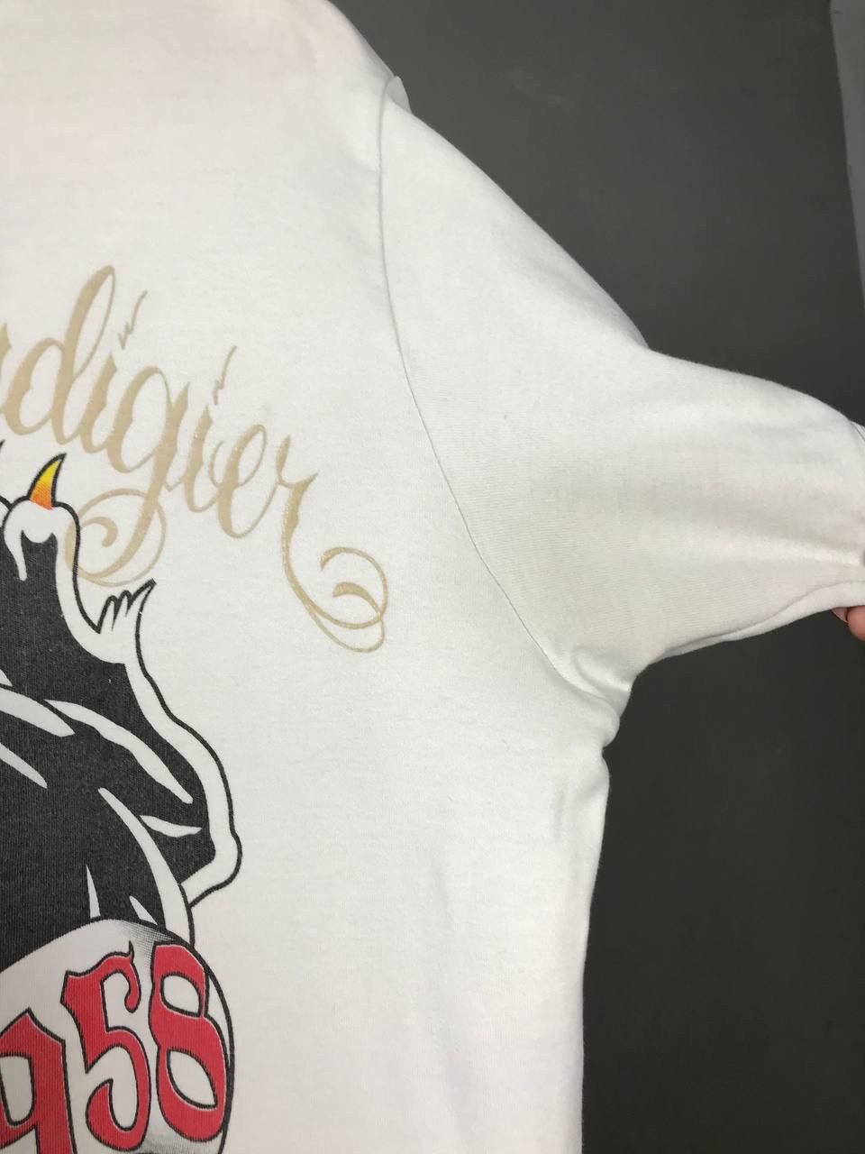 Christian Audigier × Designer × Japanese Brand Christian Audigier Pantera crazy designer overprinted tee Size US XL / EU 56 / 4 - 10 Thumbnail