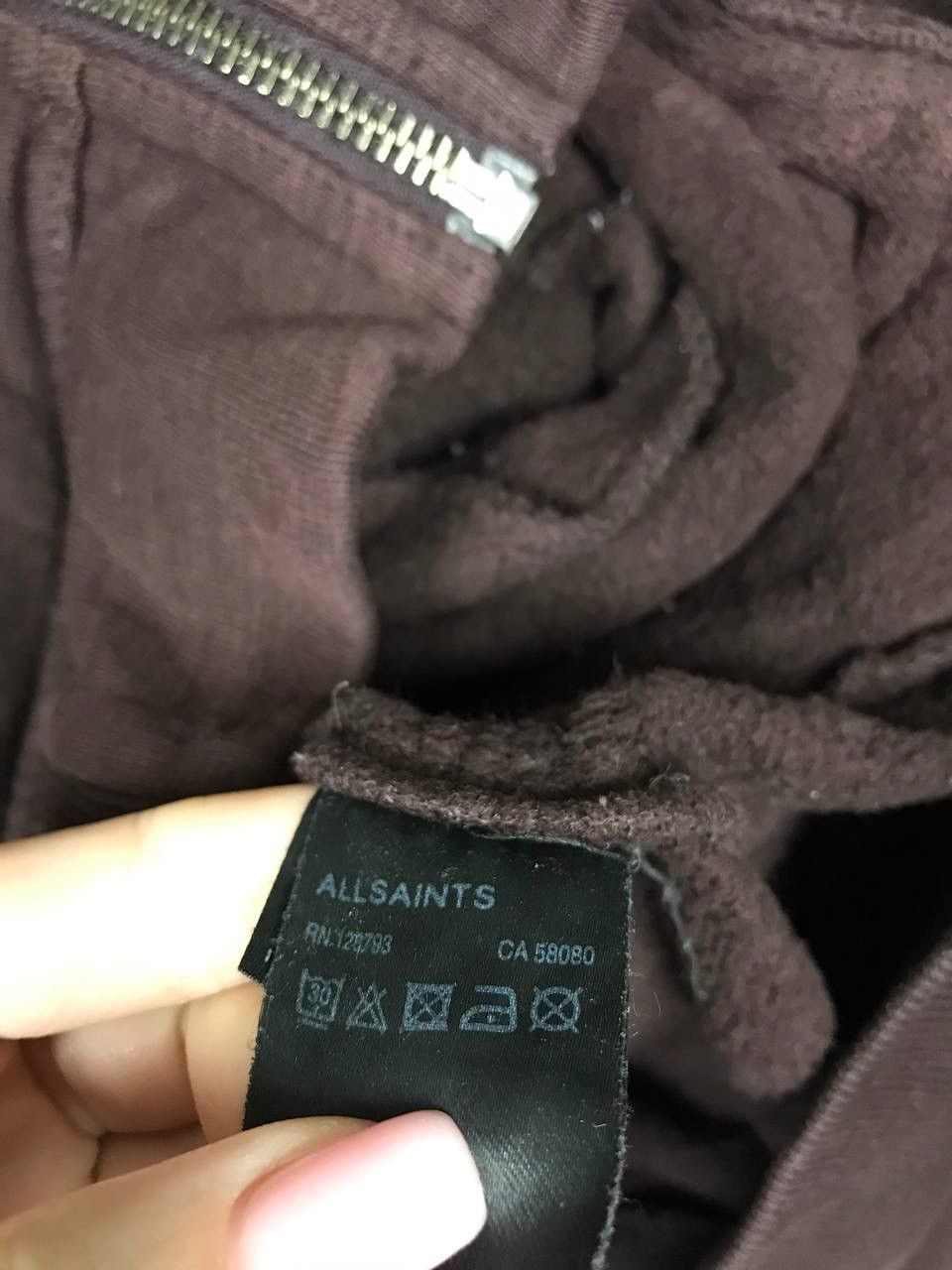 Allsaints Allsaints luxury streetwear zip sweatshirt Size US S / EU 44-46 / 1 - 4 Thumbnail
