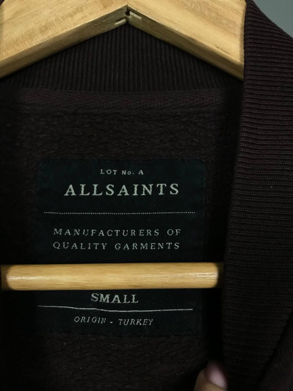 Allsaints Allsaints luxury streetwear zip sweatshirt Size US S / EU 44-46 / 1 - 3 Thumbnail