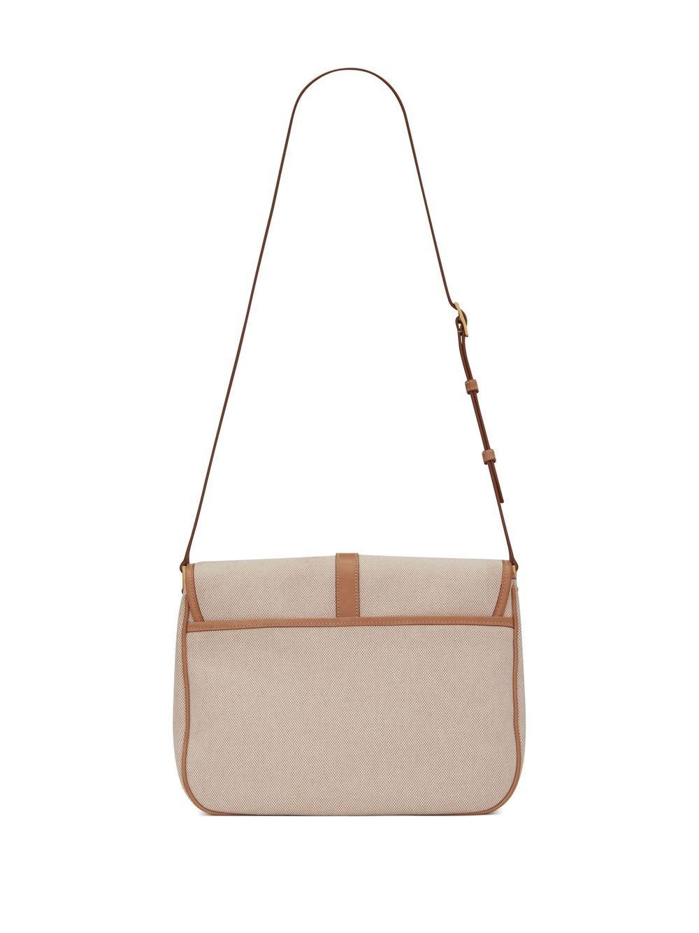 o1w1db10523 Sorbonne canvas shoulder bag in Neutrals