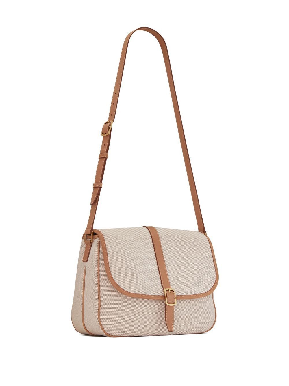o1w1db10523 Sorbonne canvas shoulder bag in Neutrals