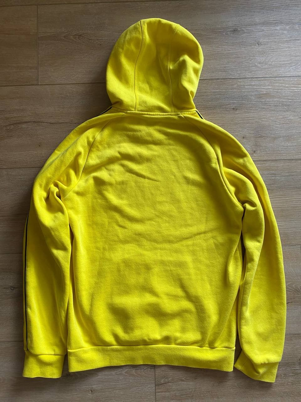 Adidas Adidas Yellow Essential Logo Hoodie Pullover Size US S / EU 44-46 / 1 - 2 Thumbnail