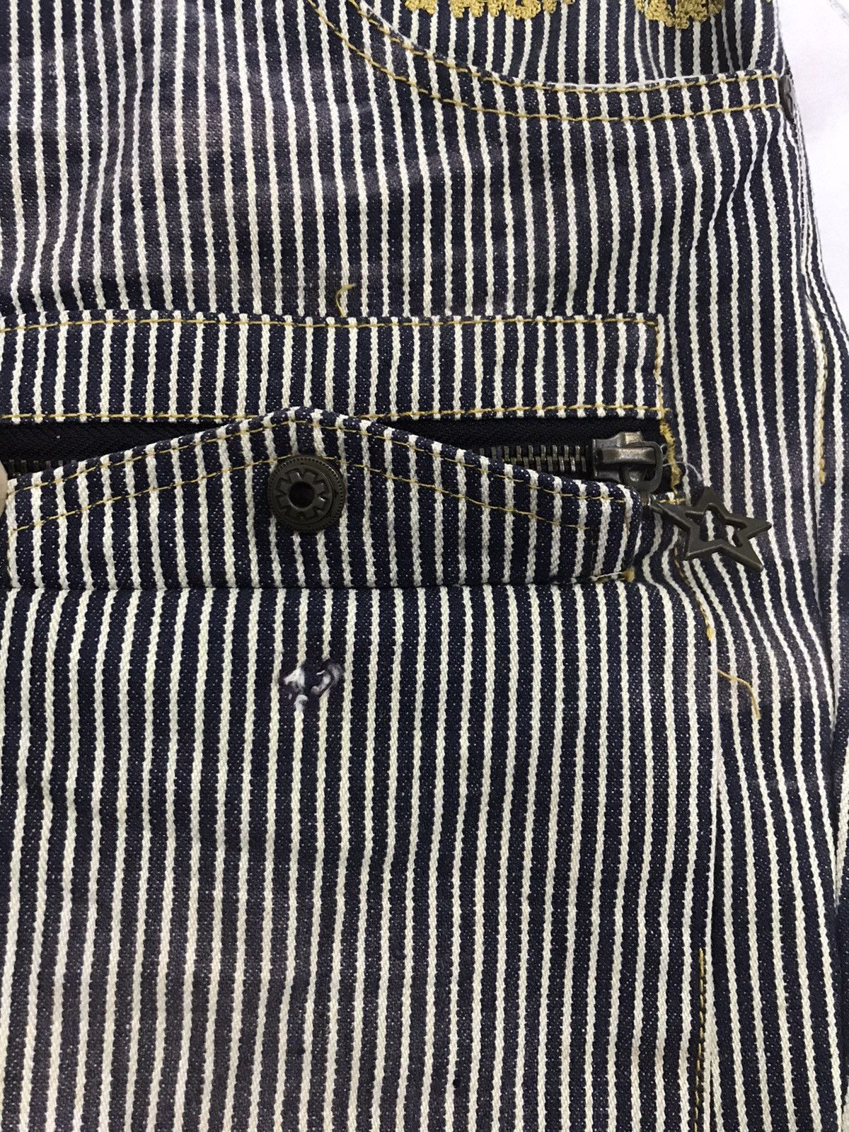 Japanese Brand Realmind Japan Hickory Flare Pants Size US 30 / EU 46 - 11 Thumbnail