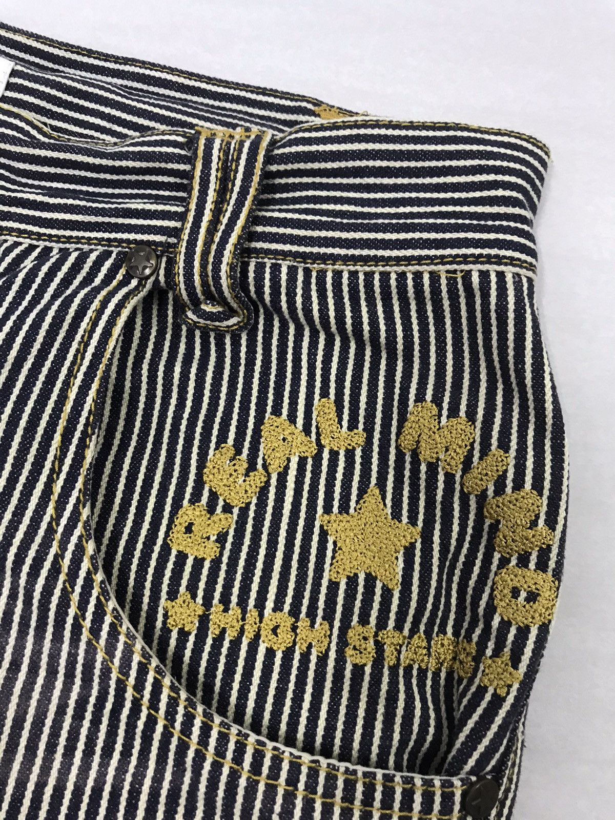 Japanese Brand Realmind Japan Hickory Flare Pants Size US 30 / EU 46 - 7 Thumbnail