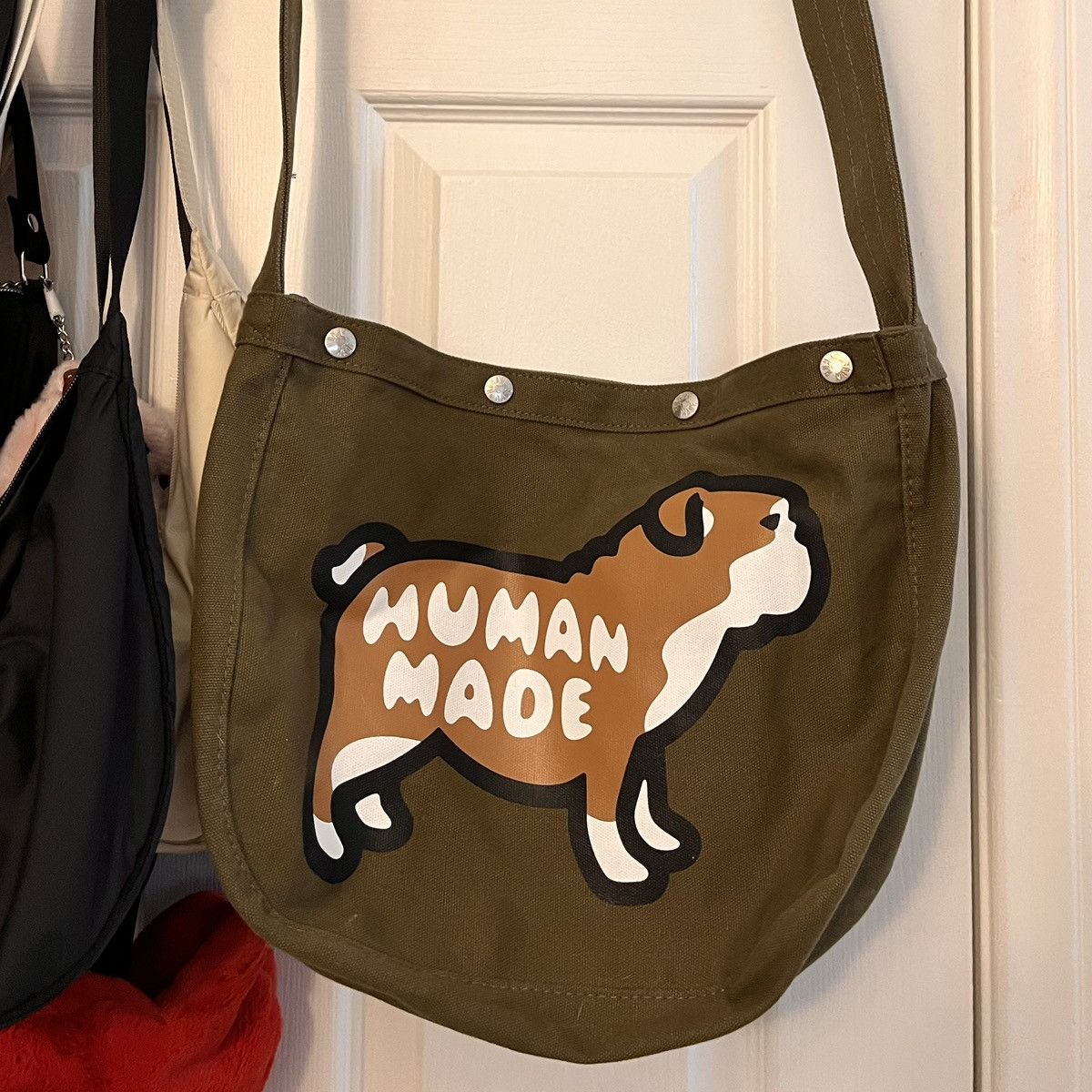 Human Made × Japanese Brand × Vintage HUMAN MADE paperboy bag dog