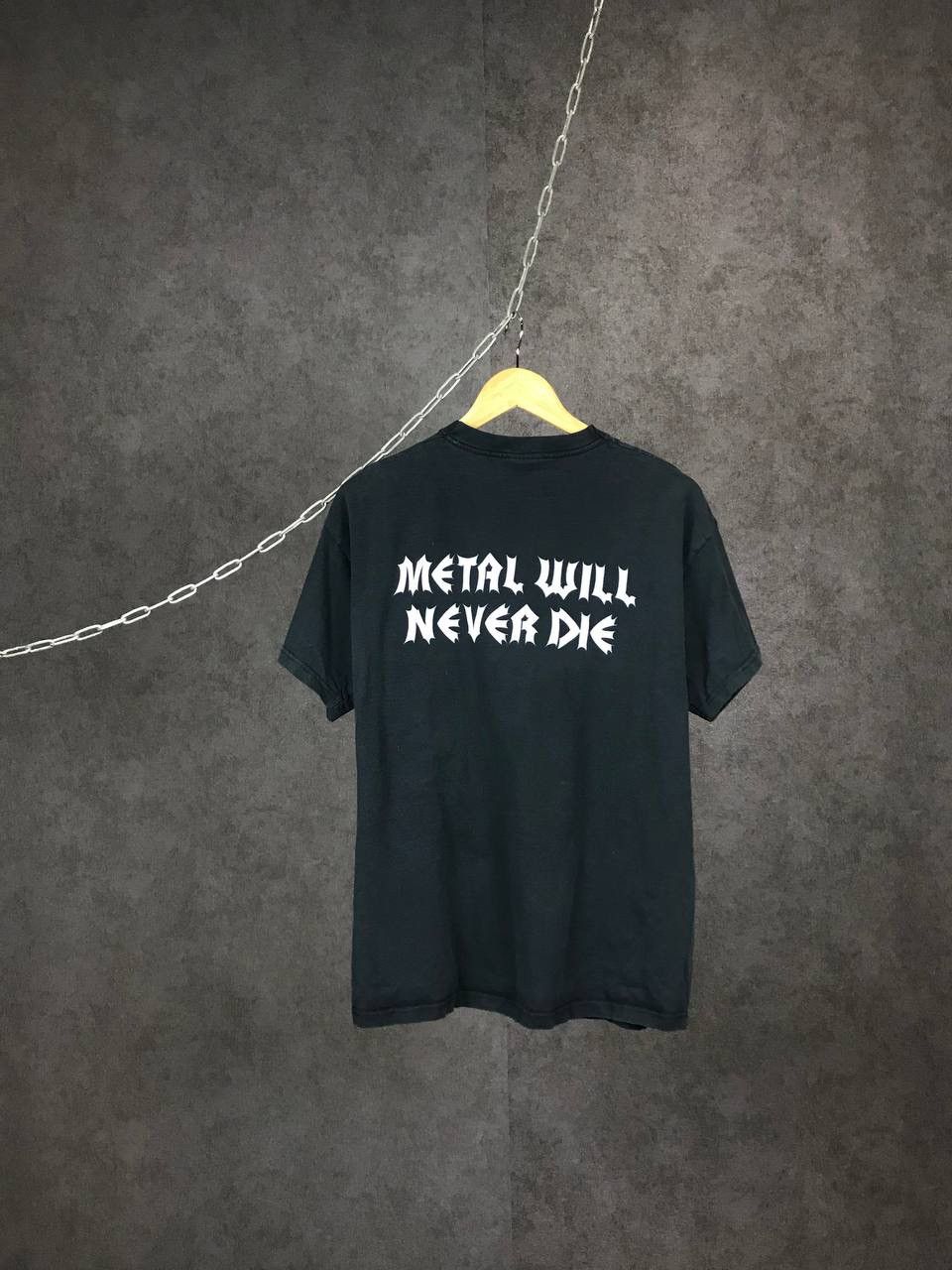 Band Tees × Vintage Die Apokalpptischen Reiter Metal will never die vintage tee Size US L / EU 52-54 / 3 - 4 Thumbnail
