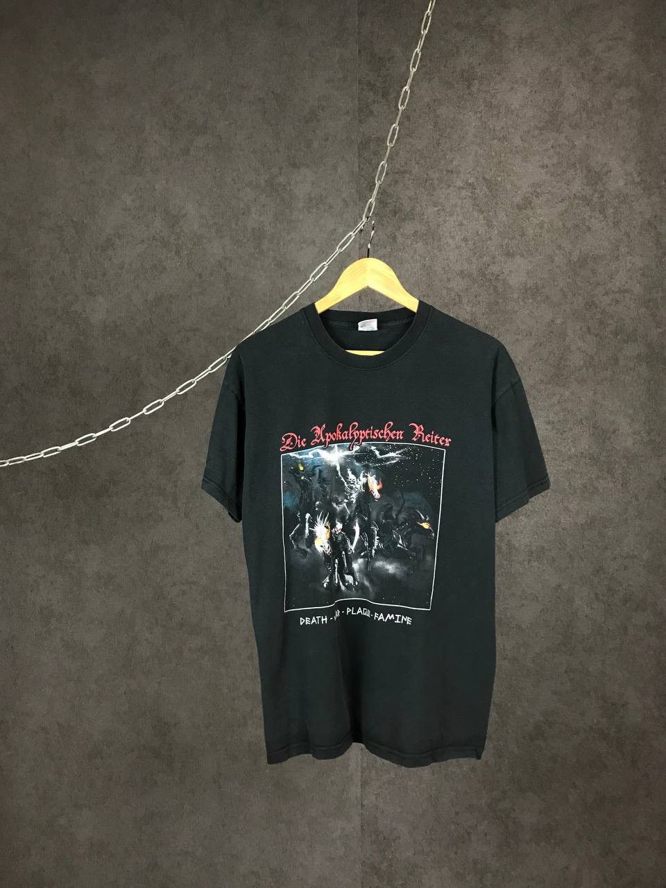 Band Tees × Vintage Die Apokalpptischen Reiter Metal will never die vintage tee Size US L / EU 52-54 / 3 - 1 Thumbnail