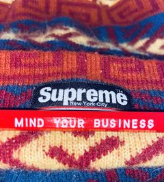 Supreme brushed pattern discount beanie