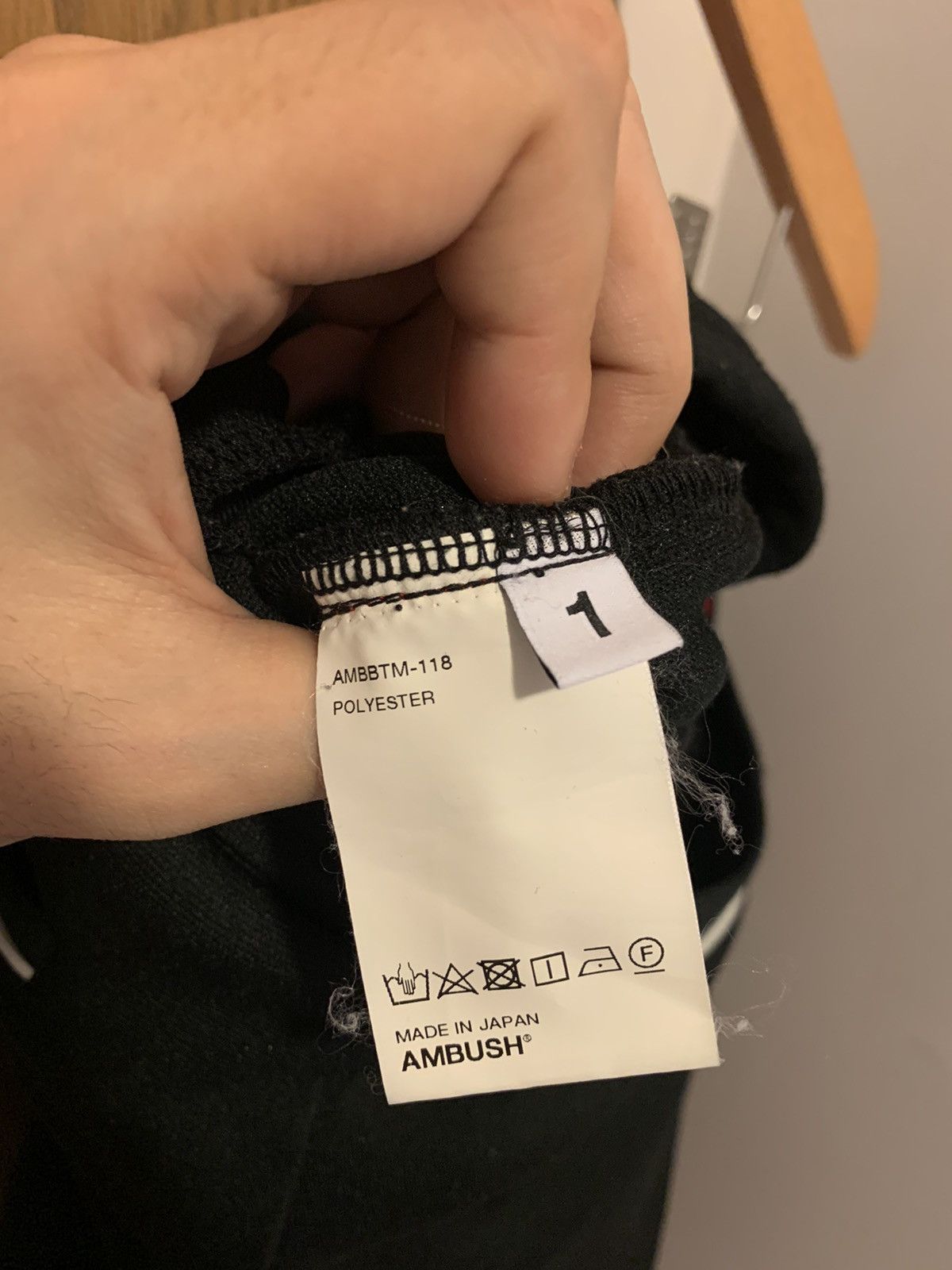 Ambush Design AMBUSH Embroidered Side Stripe Track Pants Black Size US 30 / EU 46 - 8 Thumbnail