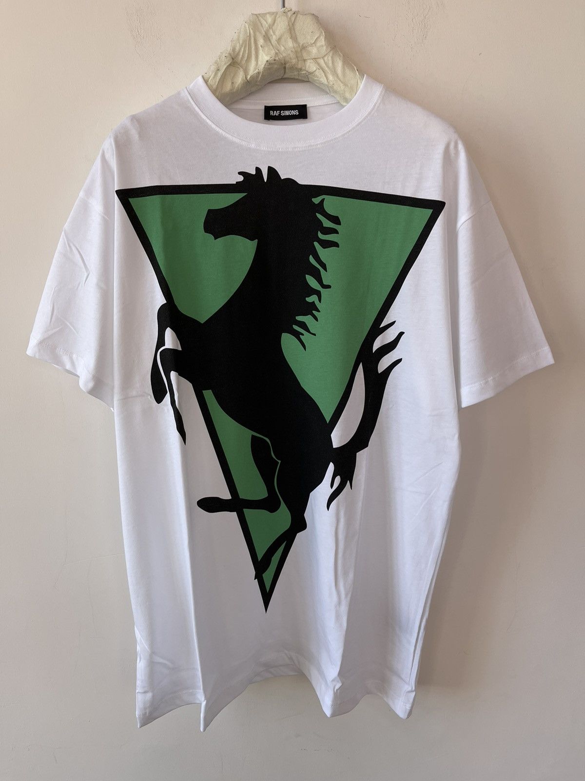 Raf Simons Raf Simons White Horse Print t-shirt Size US S / EU 44-46 / 1 - 2 Thumbnail