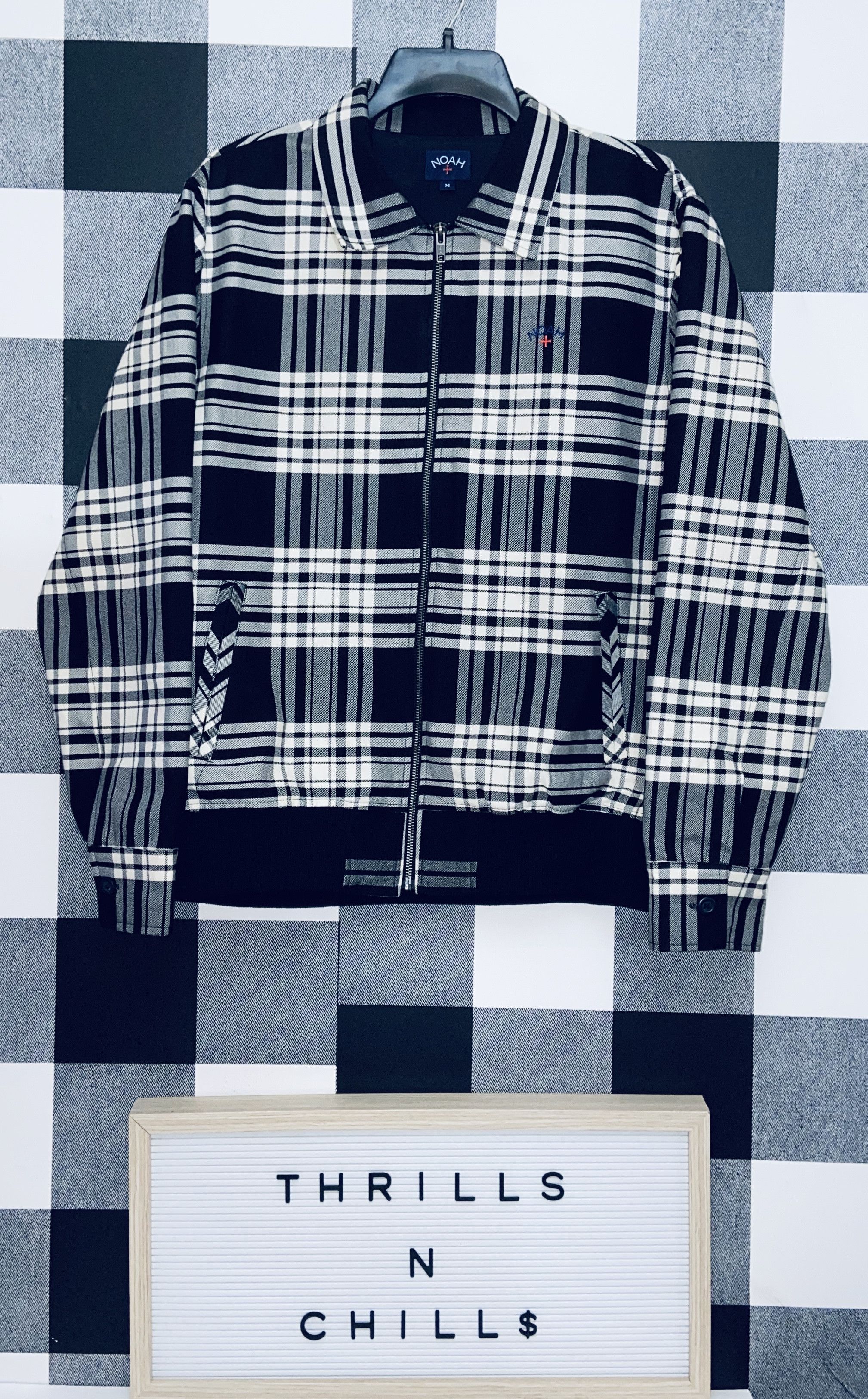 Noah $600 Noah Tartan Plaid Bomber Jacket Size US M / EU 48-50 / 2 - 2 Thumbnail