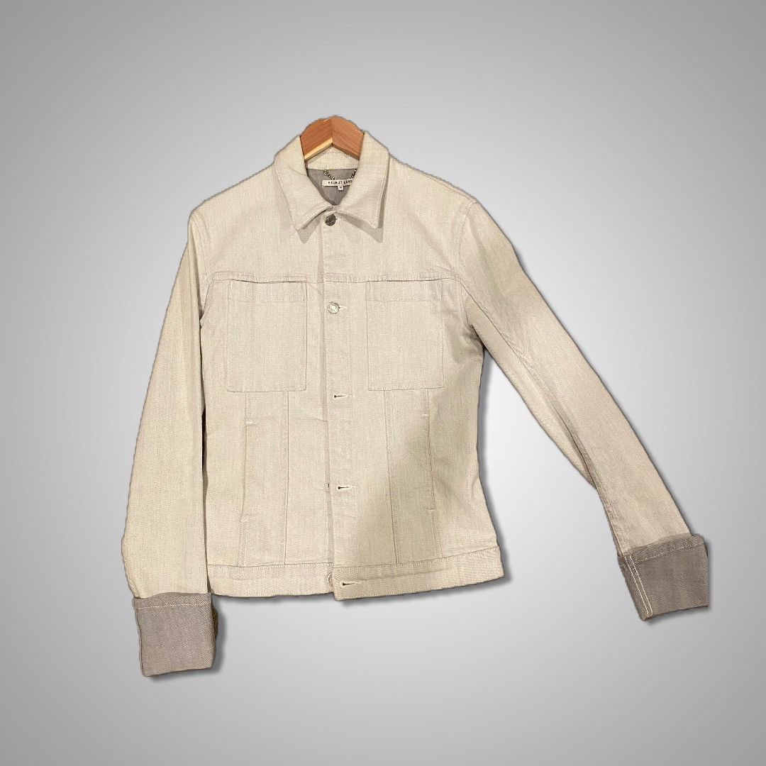 Helmut Lang White Helmut Lang Denim Jacket Size US S / EU 44-46 / 1 - 1 Thumbnail