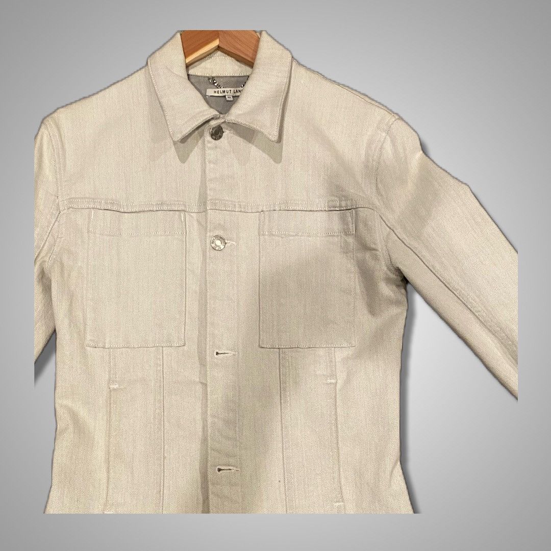 Helmut Lang White Helmut Lang Denim Jacket Size US S / EU 44-46 / 1 - 2 Thumbnail