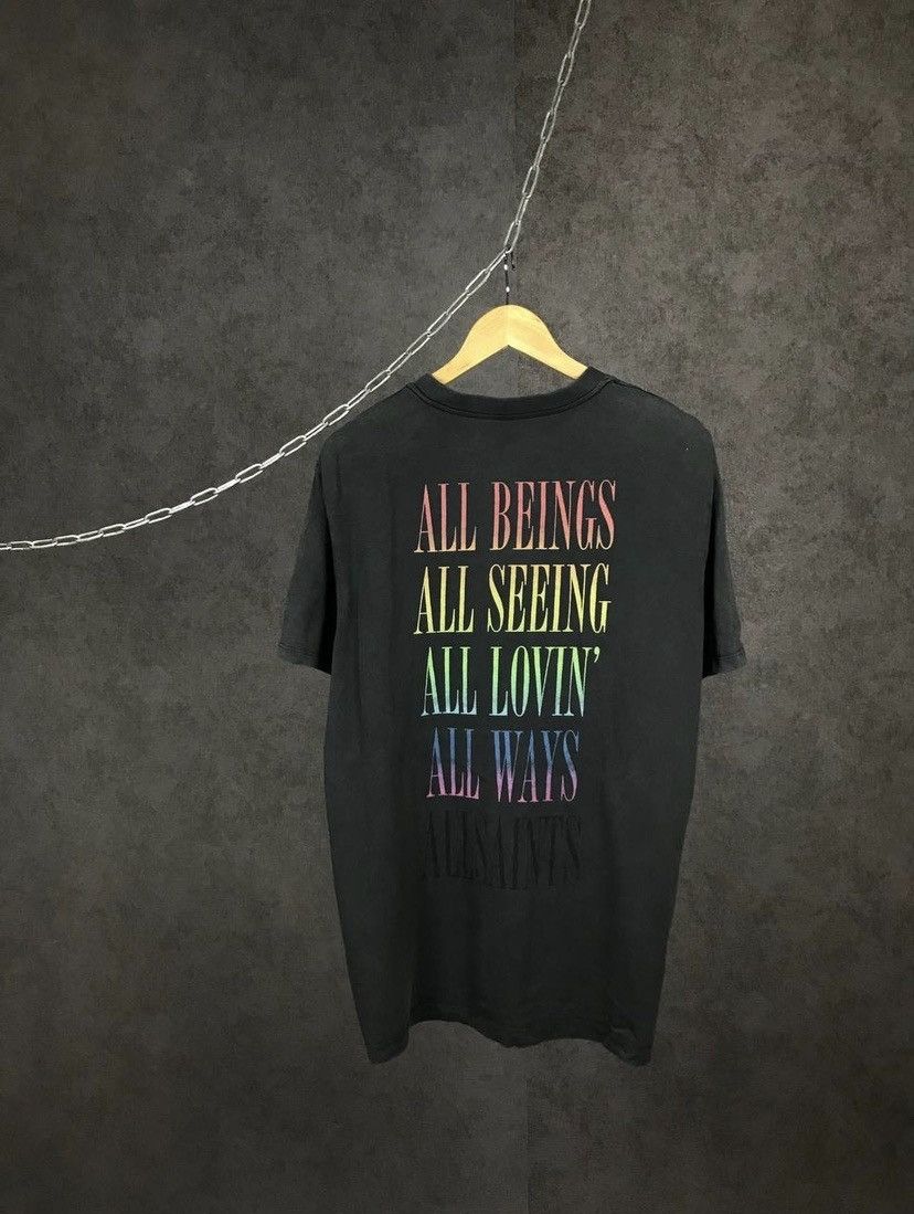 Allsaints Allsaints luxury streetwear overprinted tee Size US M / EU 48-50 / 2 - 7 Thumbnail
