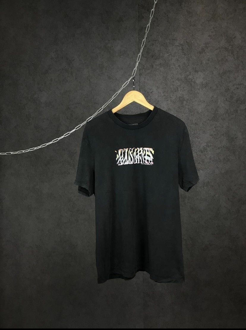 Allsaints Allsaints luxury streetwear overprinted tee Size US M / EU 48-50 / 2 - 1 Thumbnail