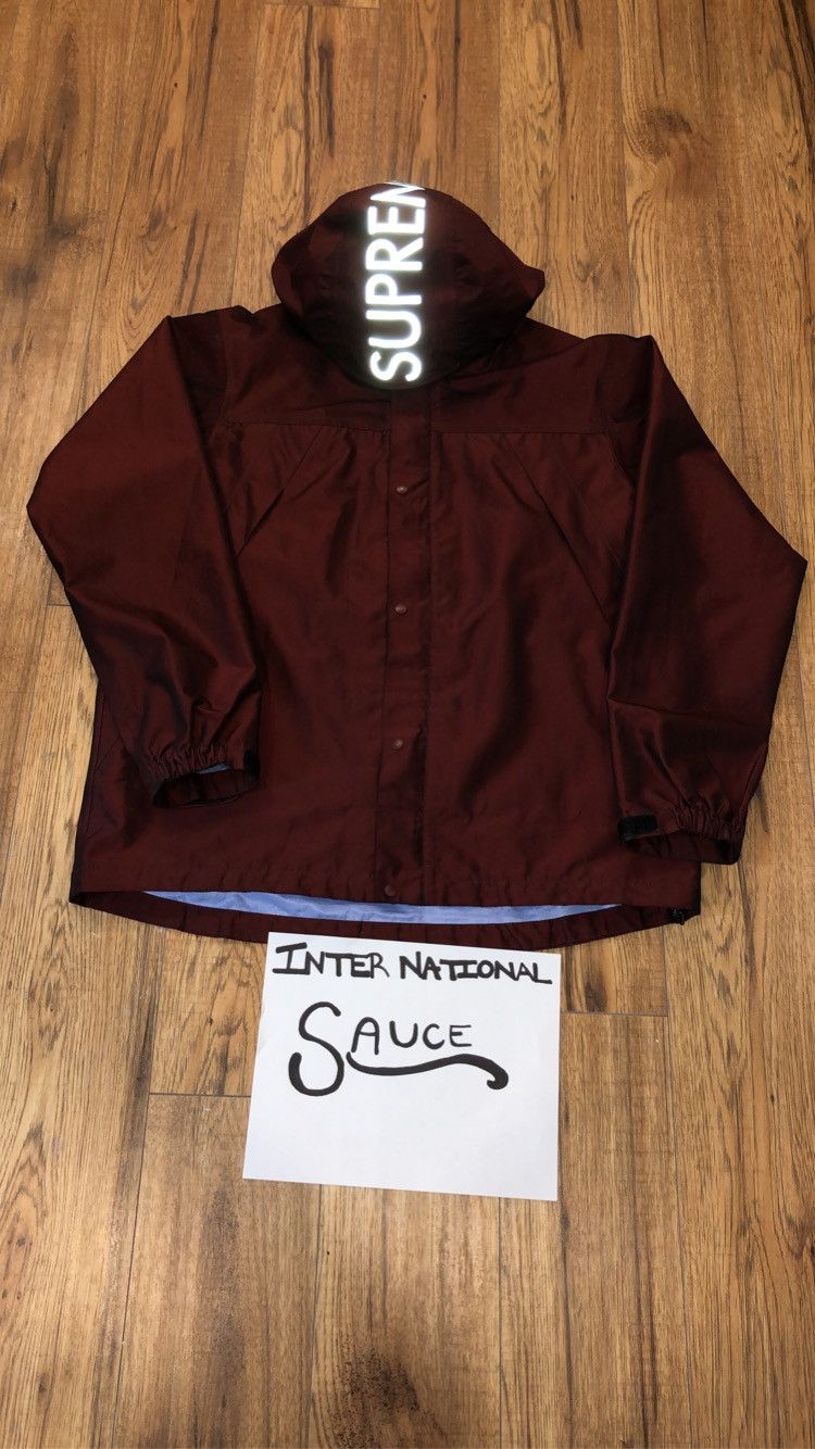 Supreme 🔥 🔥 Supreme FW13 Iridescent Taped Seam Jacket Burgundy