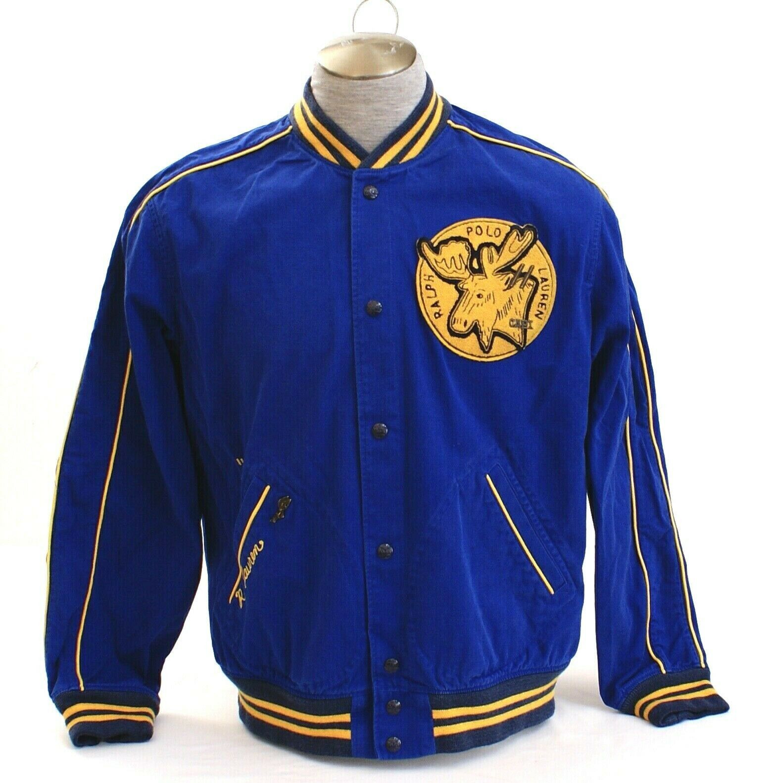 Polo Ralph Lauren Polo Ralph Lauren Sportsman P-Wing Varsity Baseball Jacket Size US XXL / EU 58 / 5 - 1 Thumbnail