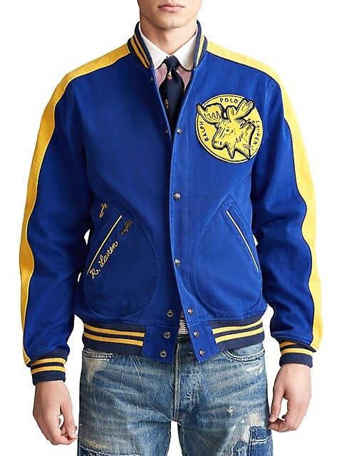 Polo Ralph Lauren Polo Ralph Lauren Sportsman P-Wing Varsity Baseball Jacket Size US XXL / EU 58 / 5 - 9 Thumbnail