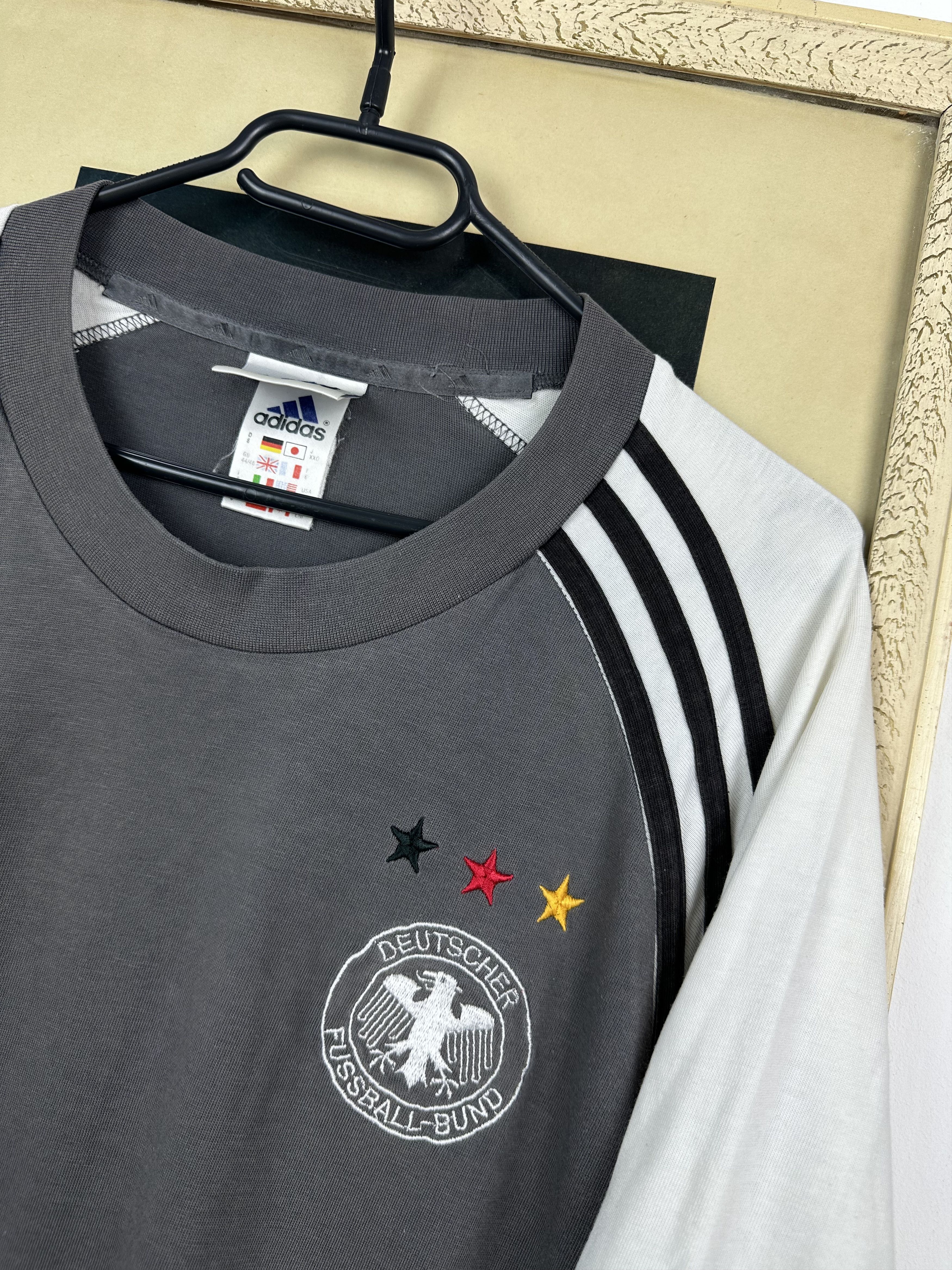 Adidas Vintage Germany Football Soccer Shirt Jersey Train Y2K Hype Size US L / EU 52-54 / 3 - 3 Thumbnail