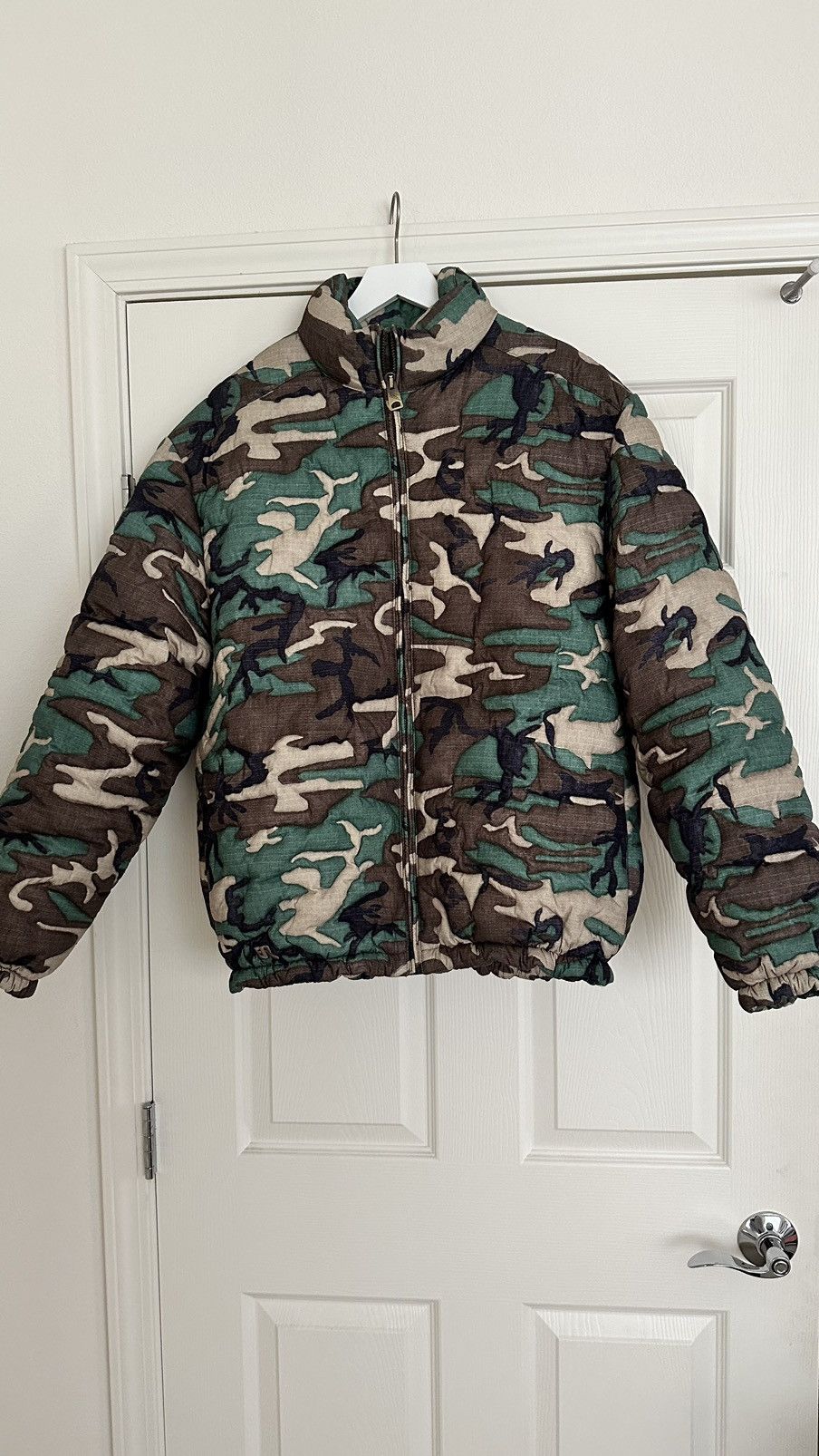 ERL Erl camo puffer jacket | Grailed