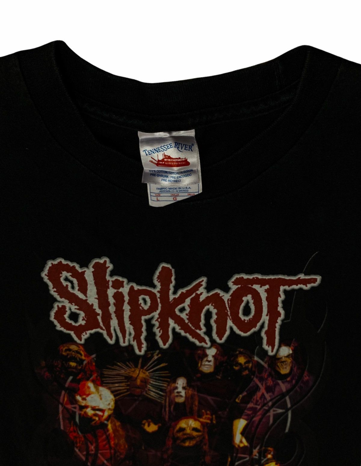 Band Tees Rare Design Vintage Heavy Metal Band Slipknot T-shirt 2000s Size US L / EU 52-54 / 3 - 6 Thumbnail