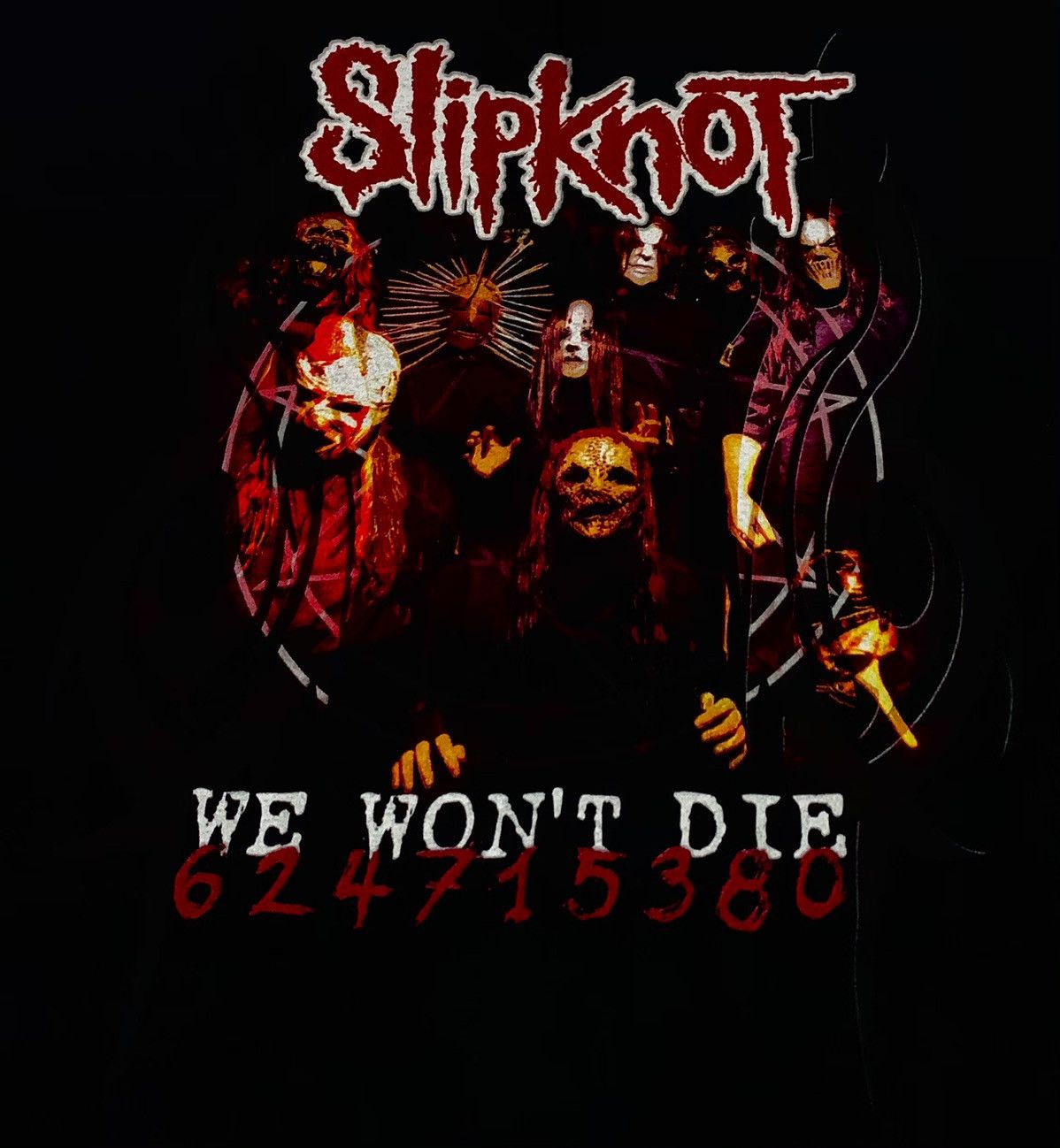 Band Tees Rare Design Vintage Heavy Metal Band Slipknot T-shirt 2000s Size US L / EU 52-54 / 3 - 3 Thumbnail