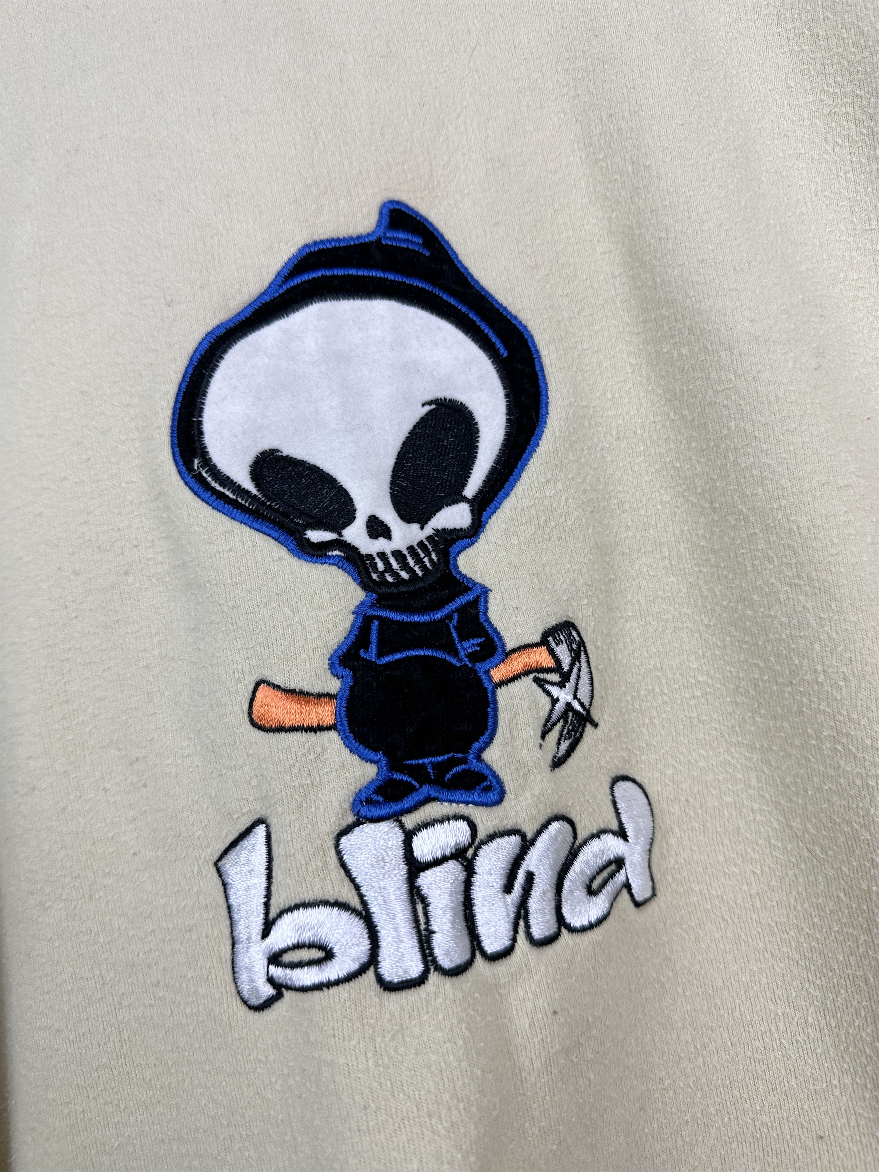 Vintage Vintage Blind Skateboards Sweatshirt Top Rare Y2K Hype Size US S / EU 44-46 / 1 - 4 Thumbnail