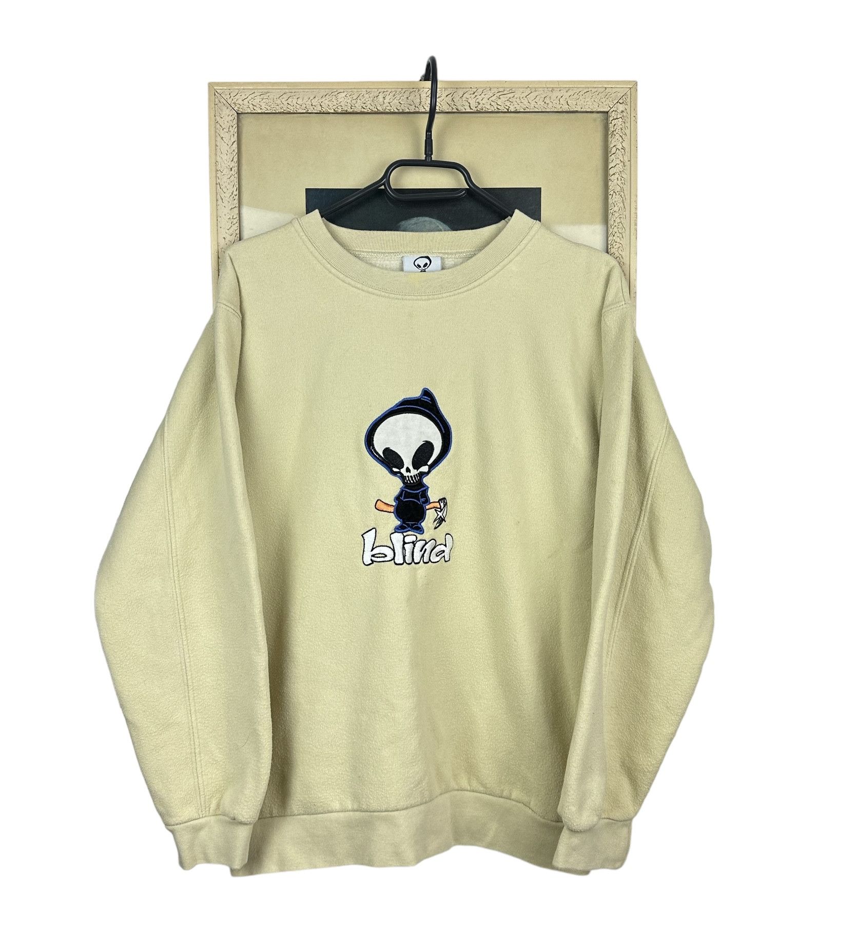 Vintage Vintage Blind Skateboards Sweatshirt Top Rare Y2K Hype Size US S / EU 44-46 / 1 - 1 Thumbnail