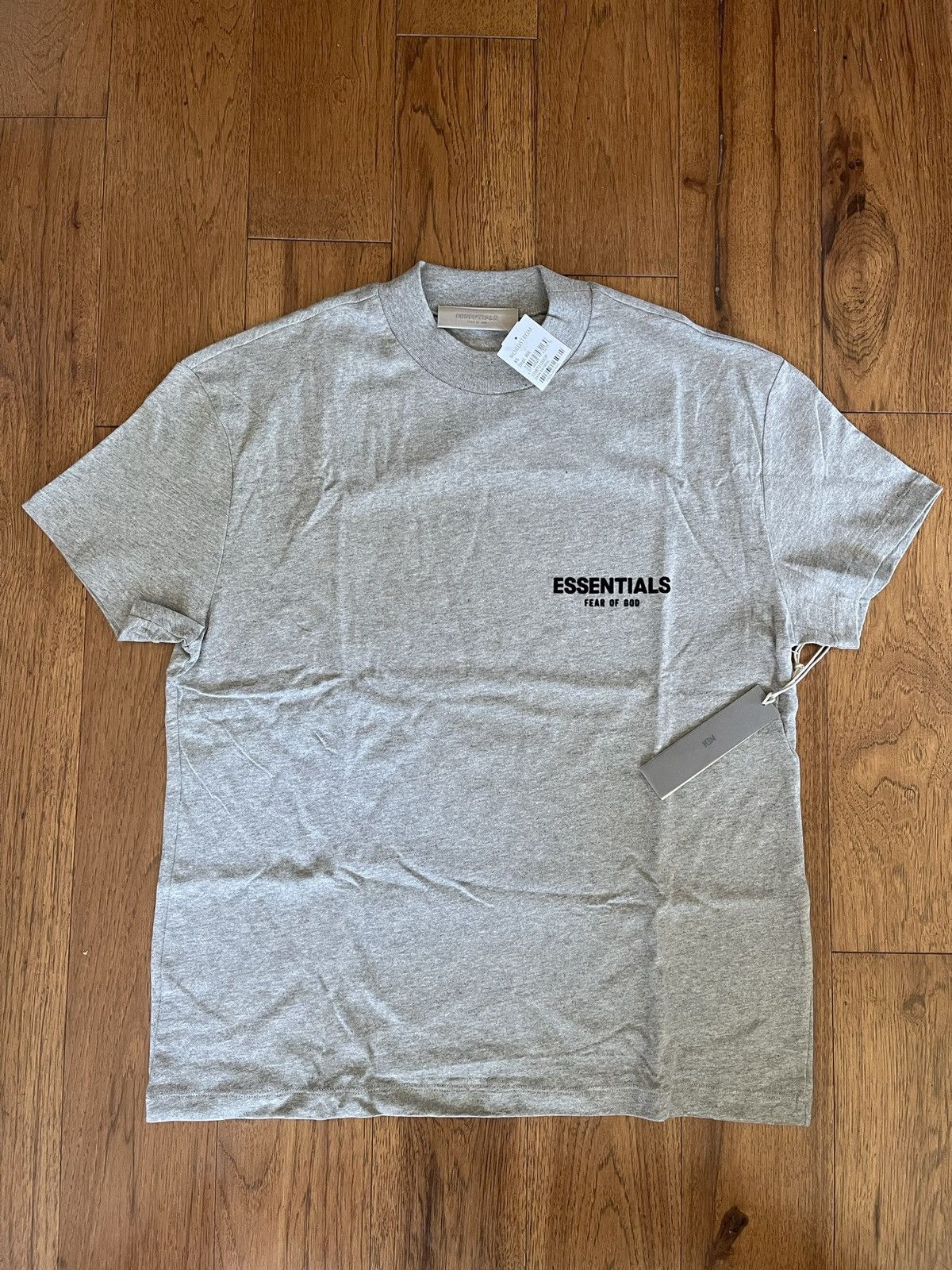 FOG FOG - ESSENTIALS Fear of God Dark Oatmeal T-Shirt Sz (M) Size US M / EU 48-50 / 2 - 2 Thumbnail