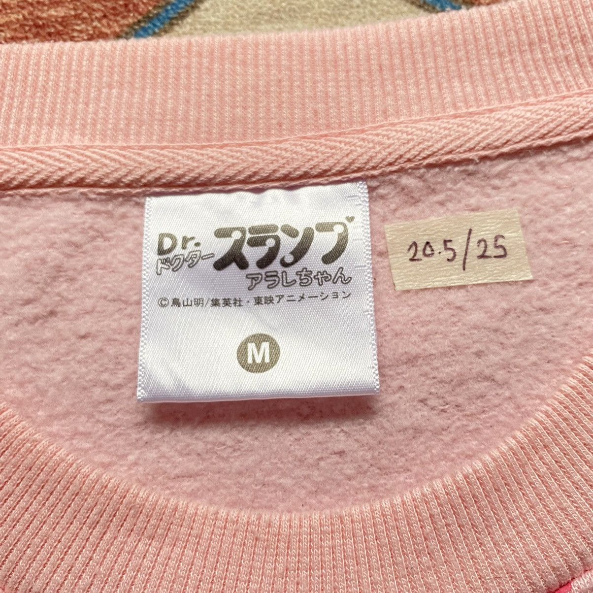 Anime × Vintage Vintage Dr Slump Arale Chan Pink Jumper | Anime | Manga Size US M / EU 48-50 / 2 - 6 Thumbnail