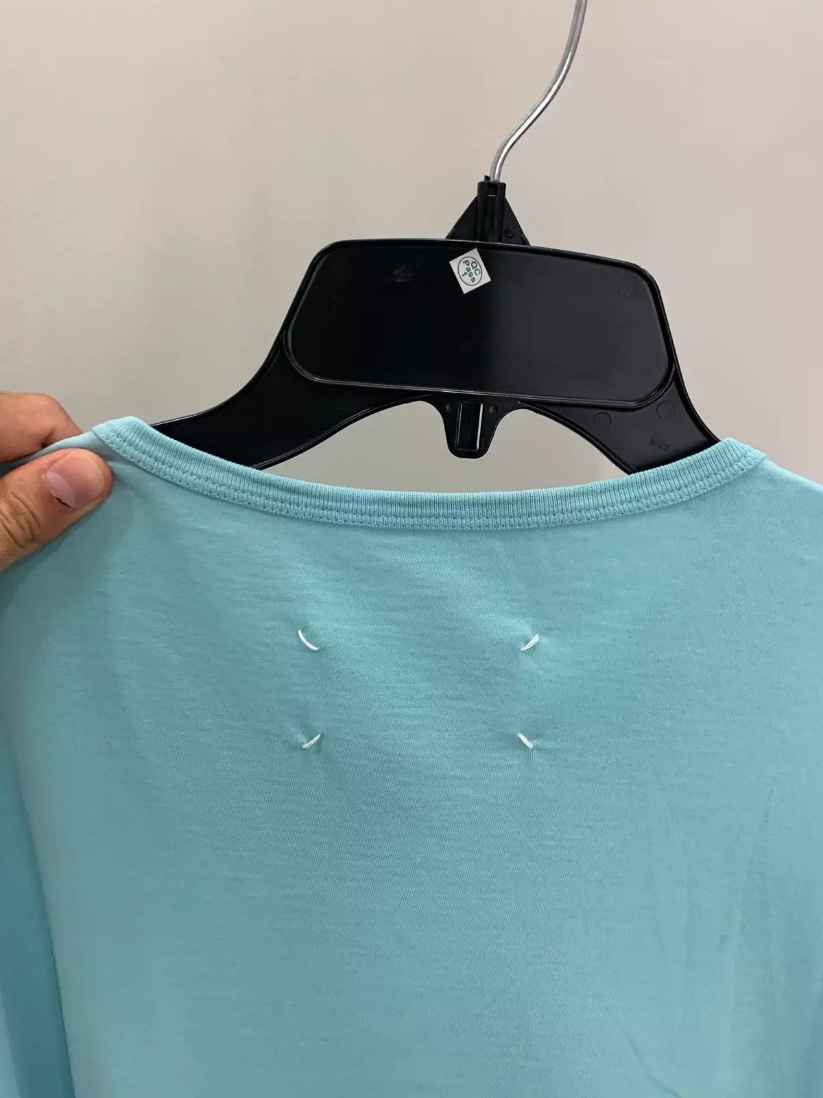 Maison Margiela Logo Tee, SS in Mint Green Size US M / EU 48-50 / 2 - 5 Thumbnail