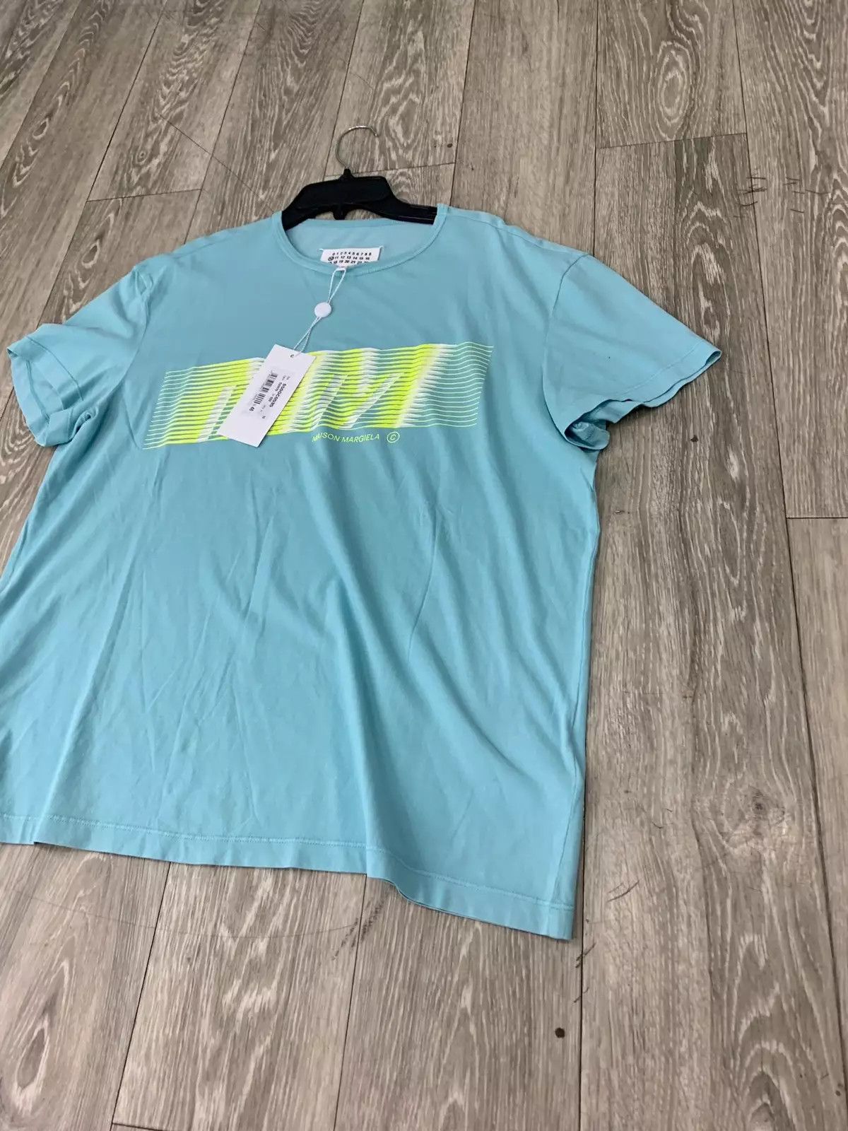 Maison Margiela Logo Tee, SS in Mint Green Size US M / EU 48-50 / 2 - 2 Thumbnail