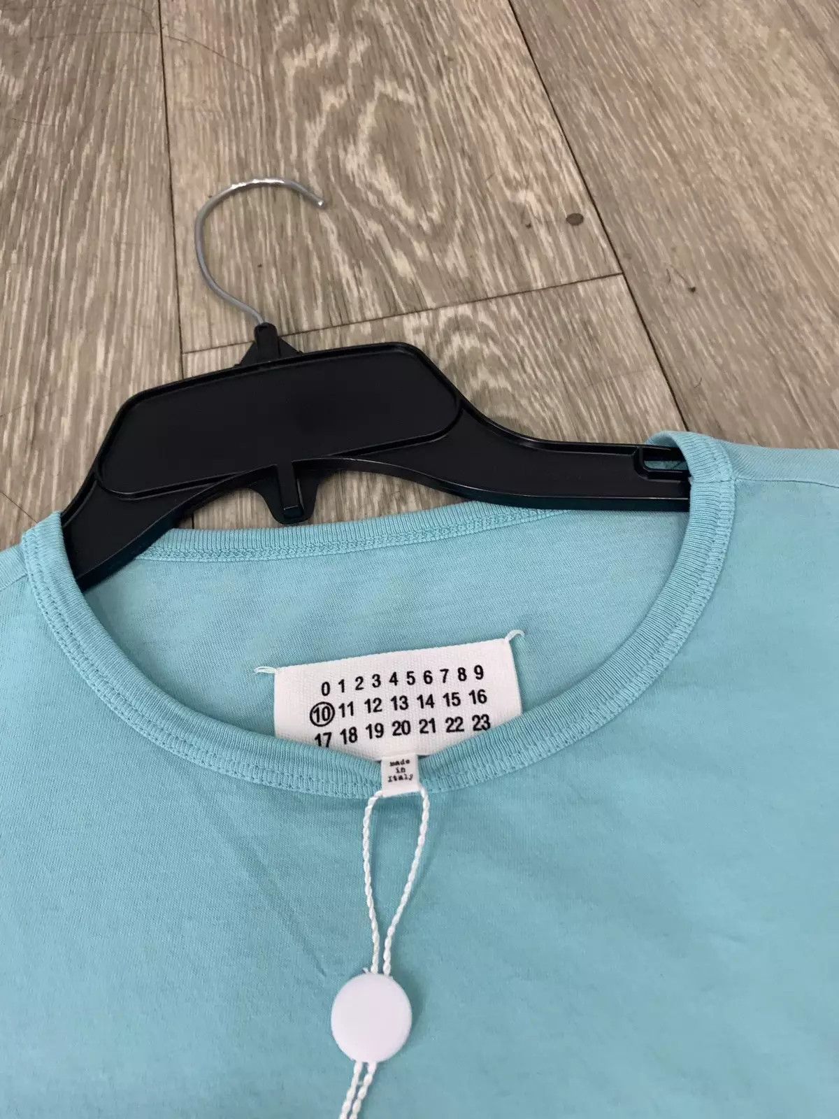 Maison Margiela Logo Tee, SS in Mint Green Size US M / EU 48-50 / 2 - 6 Thumbnail