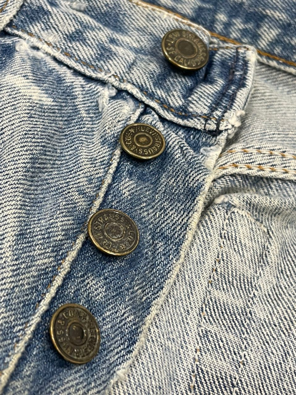 Levi's × Vintage Levis 501 Distressed Vintage 80s jeans Size US 29 - 4 Thumbnail
