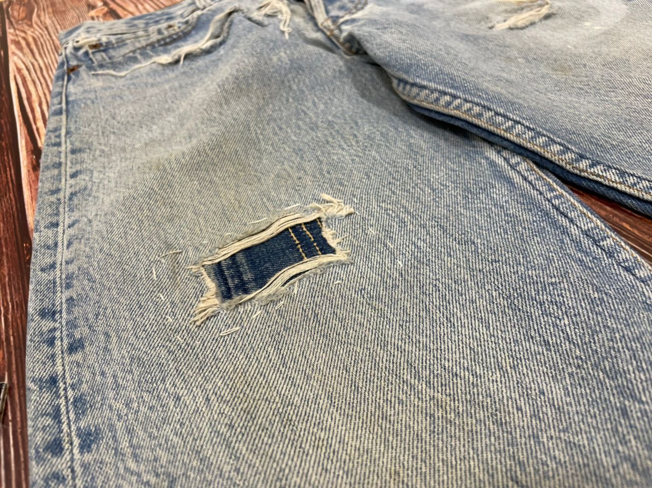 Levi's × Vintage Levis 501 Distressed Vintage 80s jeans Size US 29 - 5 Thumbnail