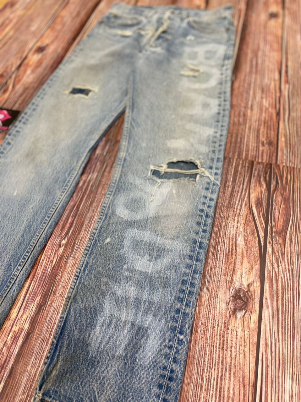Levi's × Vintage Levis 501 Distressed Vintage 80s jeans Size US 29 - 3 Thumbnail