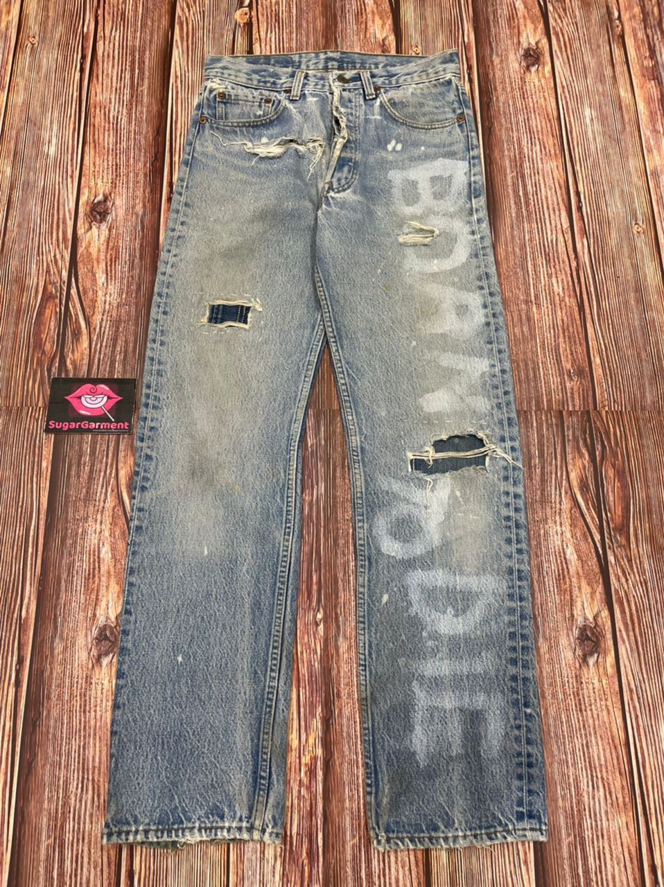 Levi's × Vintage Levis 501 Distressed Vintage 80s jeans Size US 29 - 1 Thumbnail